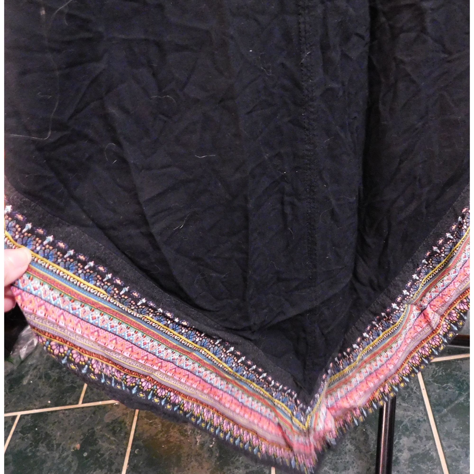 Merona Merona Asymmetrical Beach Dress With Bohemian Print Edges Size S / US 4 / IT 40 - 6 Thumbnail