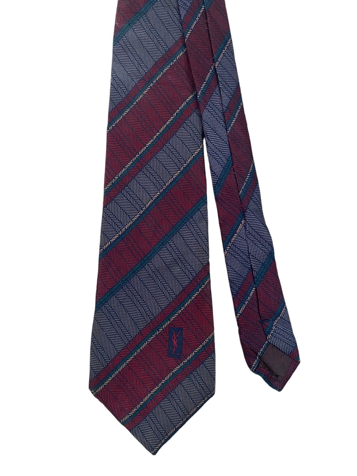 Vintage × Yves Saint Laurent 💥VINTAGE YVES SAINT LAURENT Paris necktie silk tie Size ONE SIZE - 3 Thumbnail