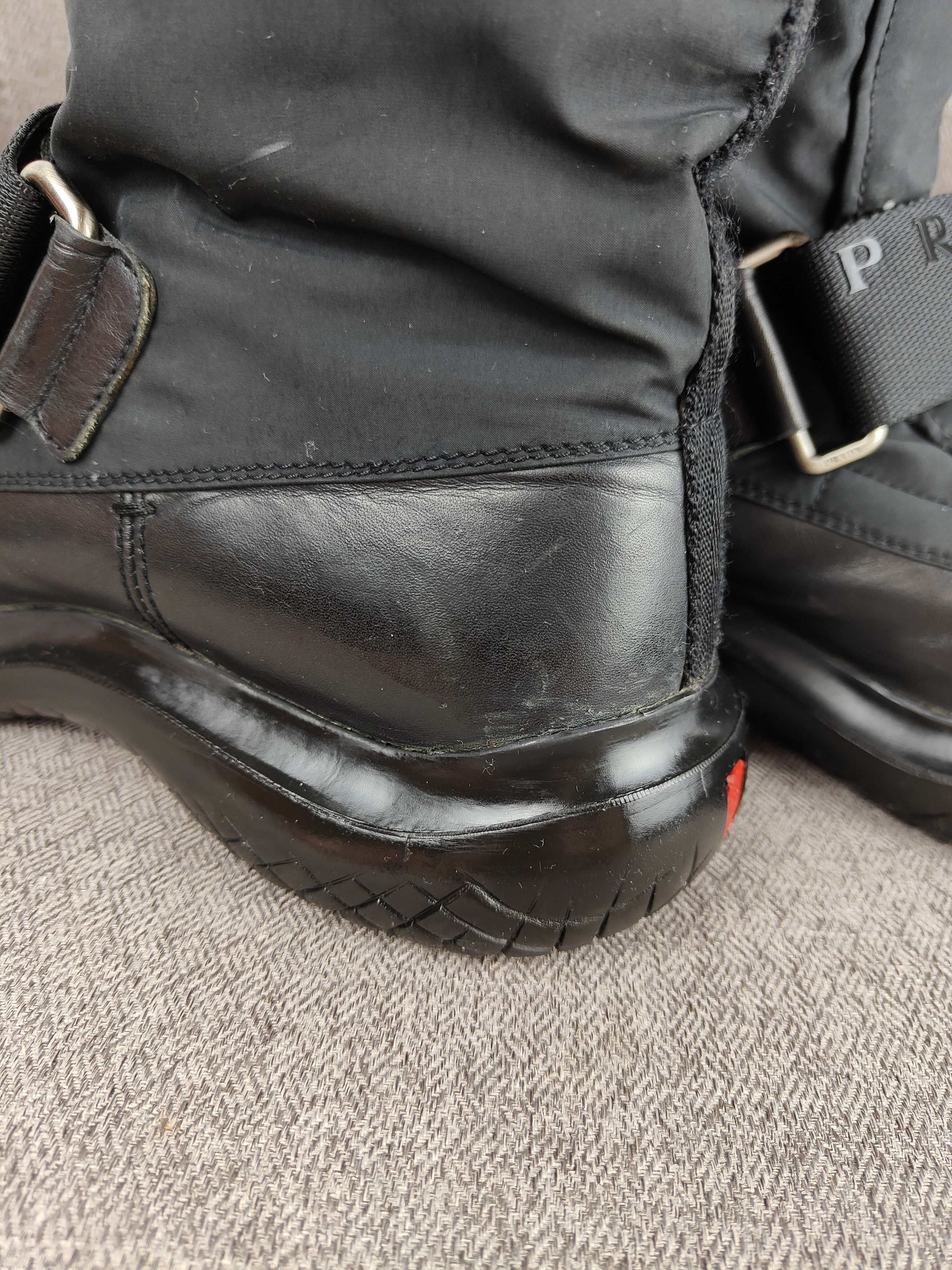 Prada Prada Iconic Square Toe Velcro Zip Boots F/W 1999 Size US 8 / EU 41 - 13 Thumbnail