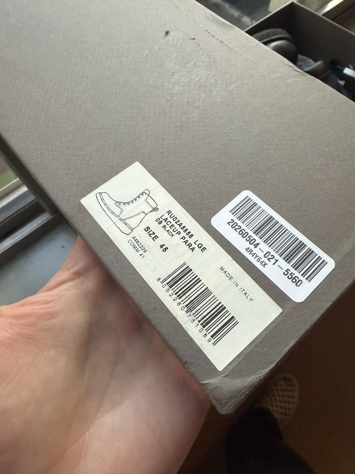Rick Owens RICK OWENS GLITTER COMBAT BOOTS Size US 12 / EU 45 - 4 Thumbnail