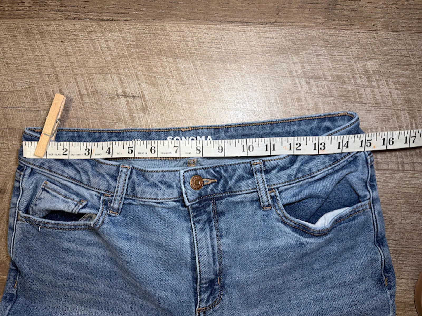 Sonoma Sonoma Goods For Life High Rise Skinny Jeans Size 32" / US 10 / IT 46 - 8 Thumbnail