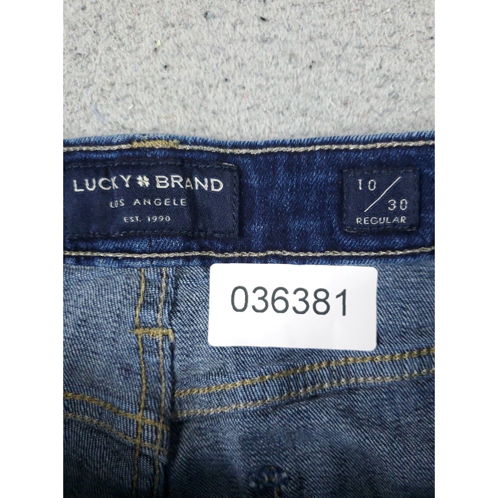 Lucky Brand Lucky Brand Jeans Womens Size 10 Blue Straight Leg Cotton Blend Casual Denim Womens Size 32" / US 10 / IT 46 - 8 Thumbnail