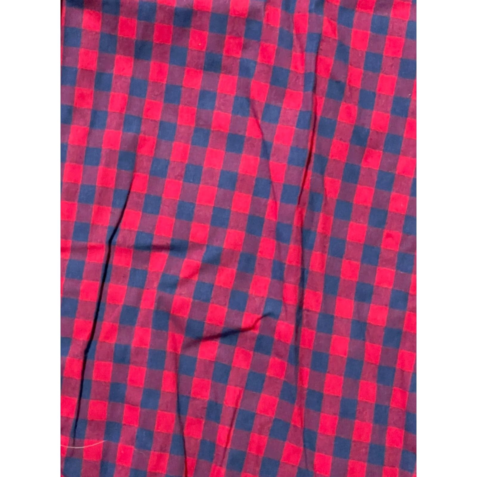 George George Shirt Mens XL Blue Red Plaid Button-Up Long Sleeve Classic Fit Size US XL / EU 56 / 4 - 3 Thumbnail