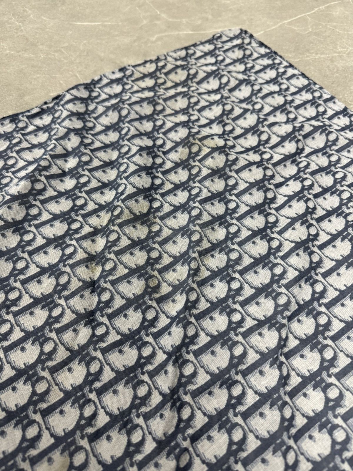 Dior Dior Monogram Black White Scrarf Vintage Size ONE SIZE - 3 Thumbnail