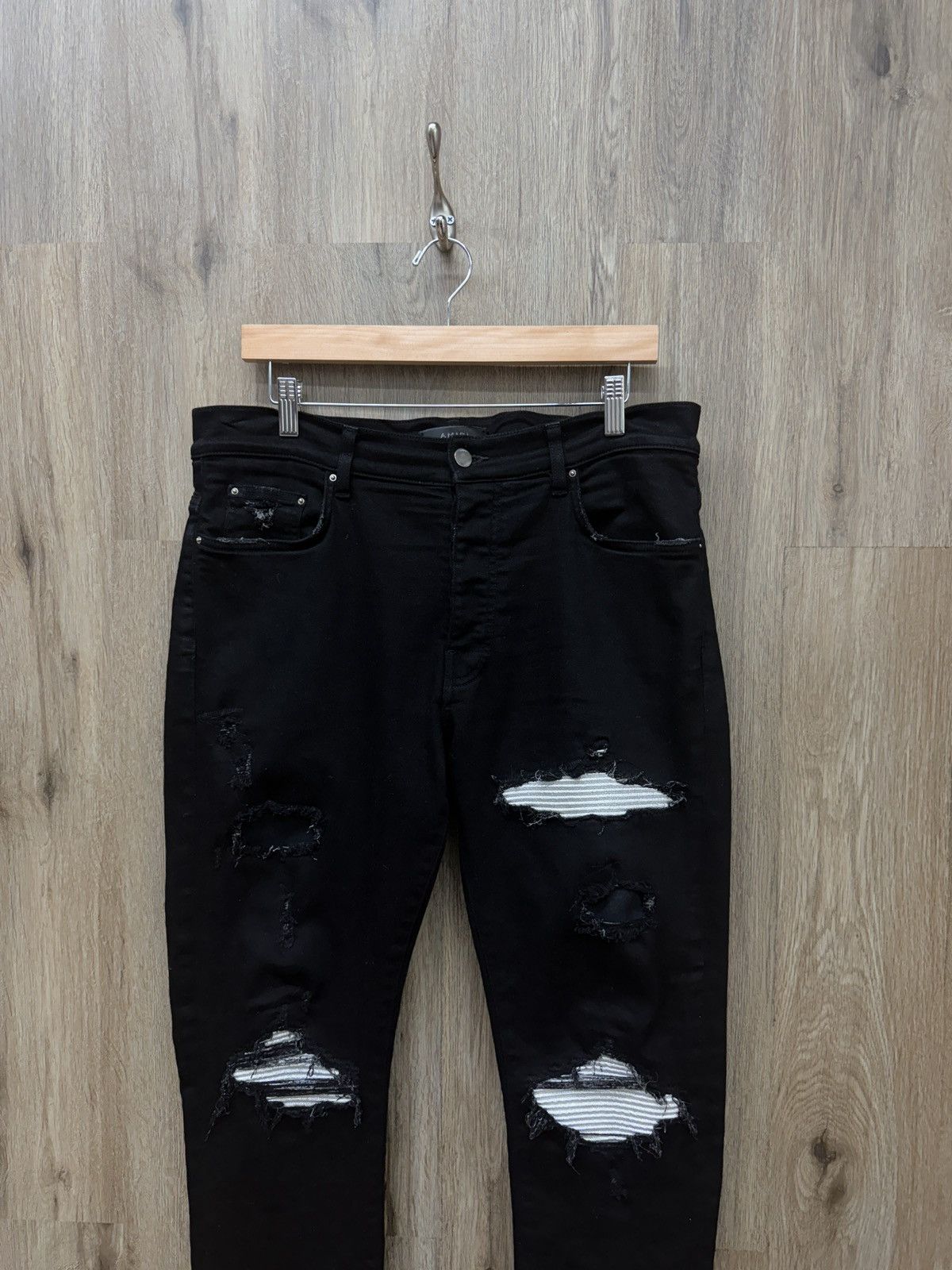 Amiri Amiri MX1 Denim Silver Patch Size US 36 / EU 52 - 2 Thumbnail