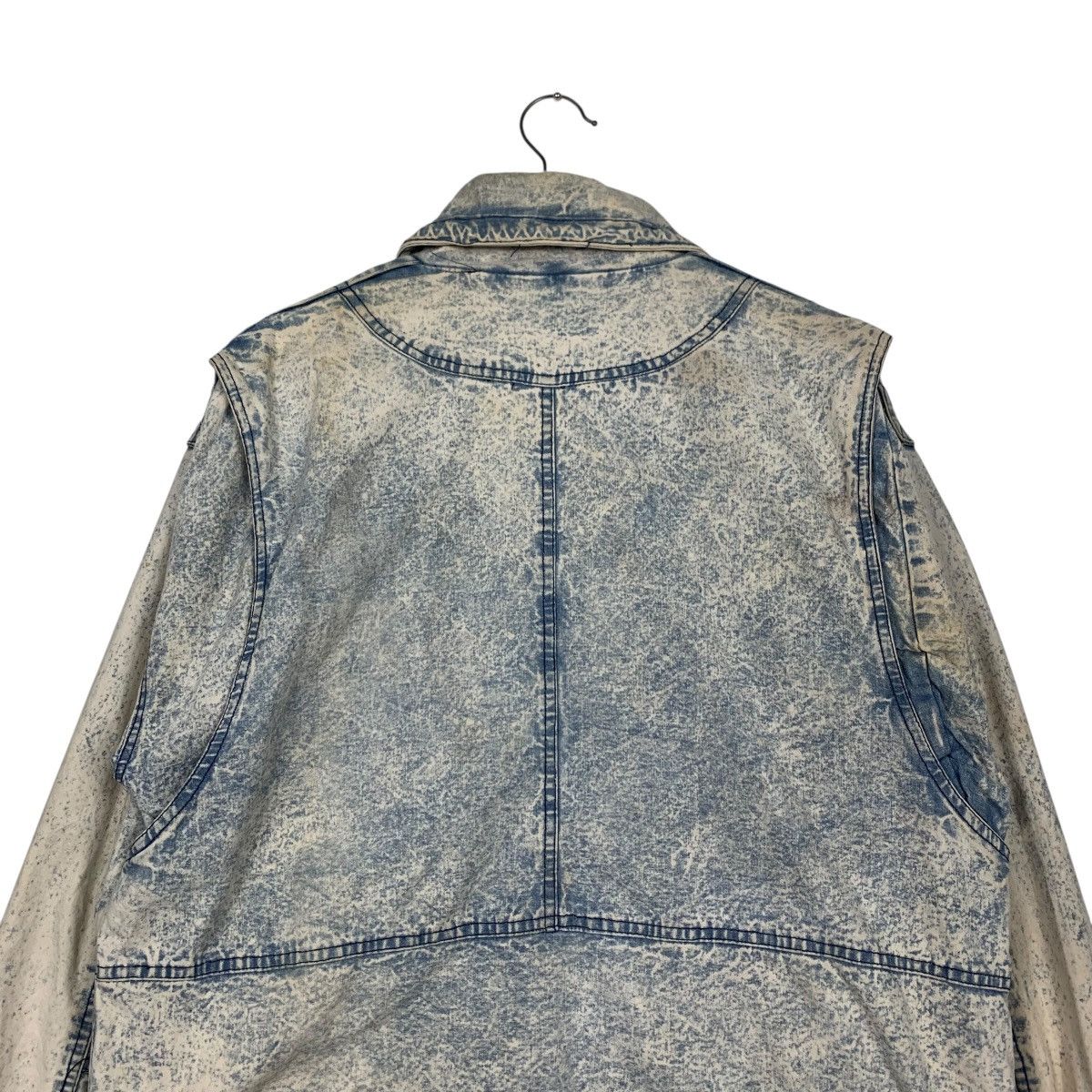Vintage NORTH BAY World Travel Washed Denim Jacket #2433-C109 Size US M / EU 48-50 / 2 - 8 Thumbnail