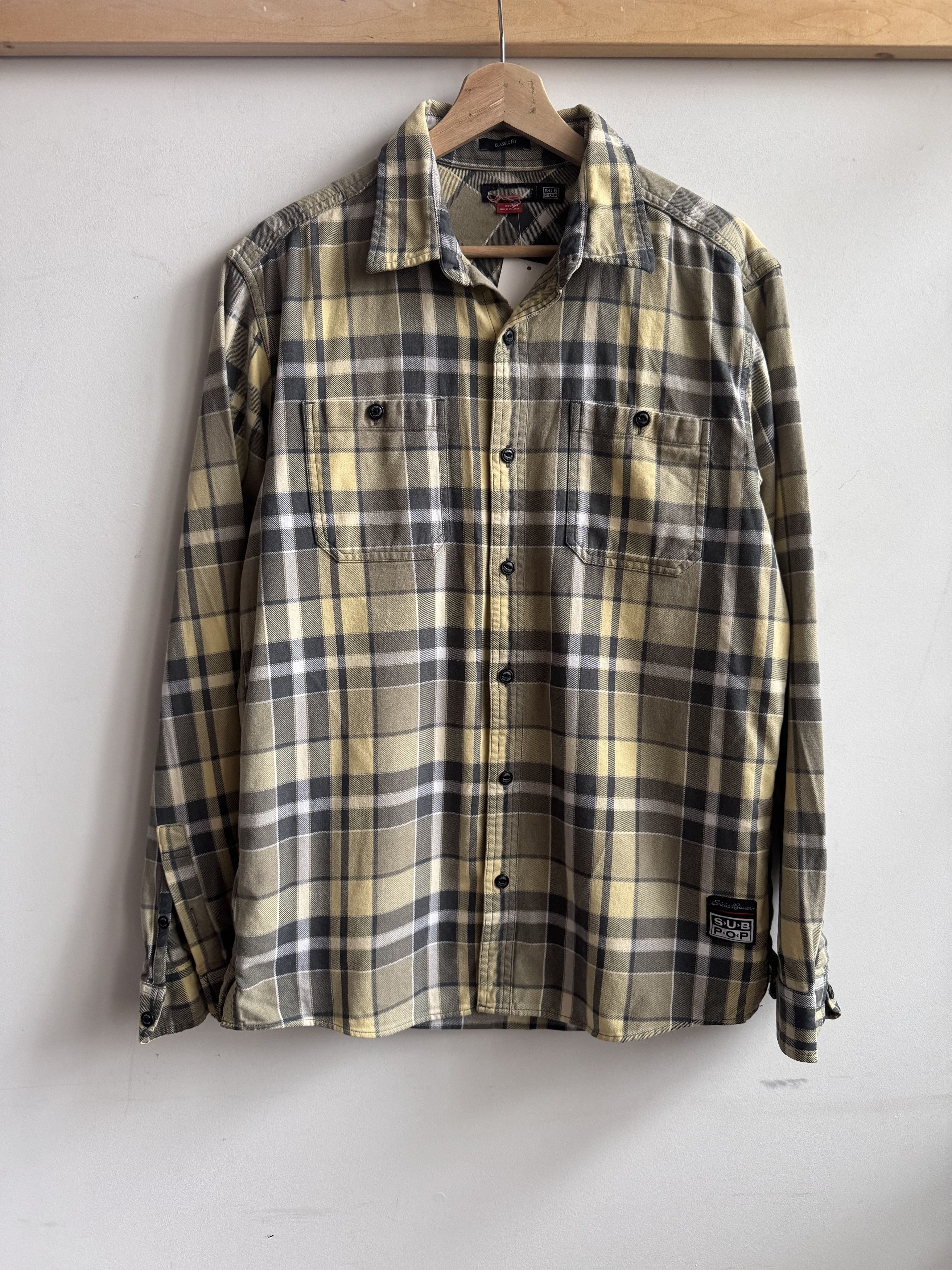 Eddie Bauer Eddie Bauer x SUB Pop Flanel Button Shirt Size M Size US M / EU 48-50 / 2 - 1 Thumbnail