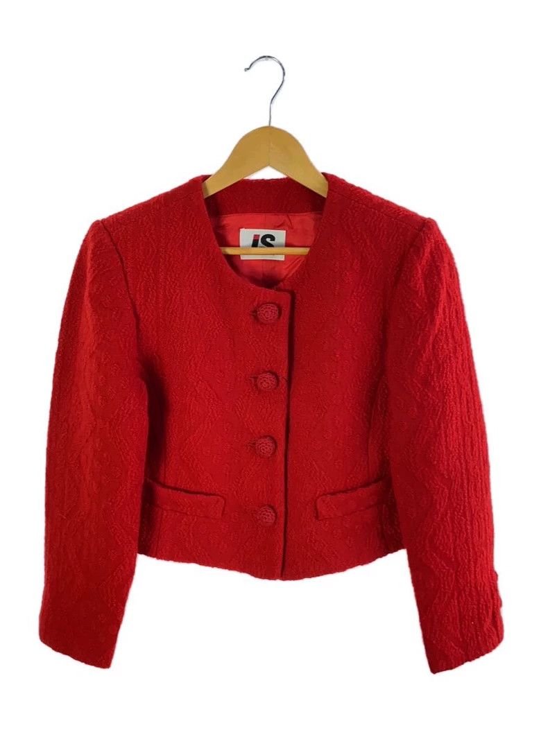 Issey Miyake Issey Miyake Wool collarless coat Size M / US 6-8 / IT 42-44 - 1 Thumbnail