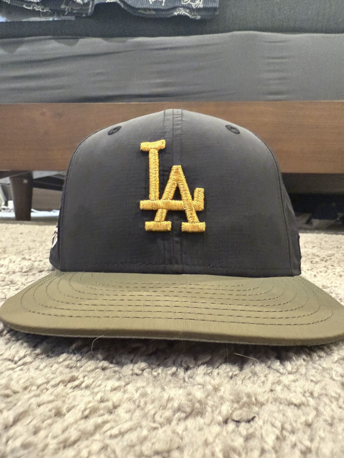 New Era Dodgers Nylon Two Tone 7 3/8 Size ONE SIZE - 1 Thumbnail