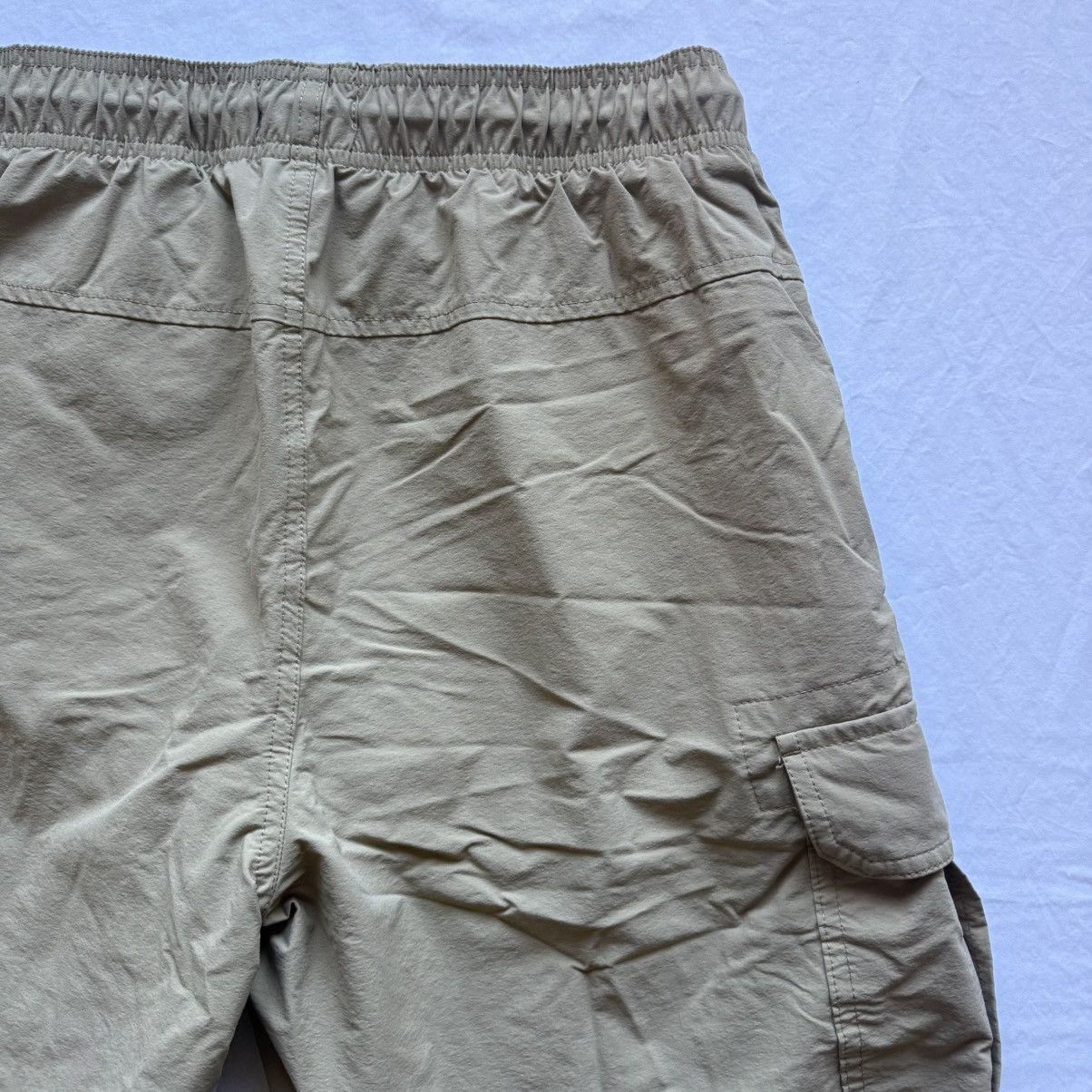Other Ad Hoc Khaki Lined Nylon Type Cargo Shorts Medium M Swim Size US 32 / EU 48 - 6 Thumbnail
