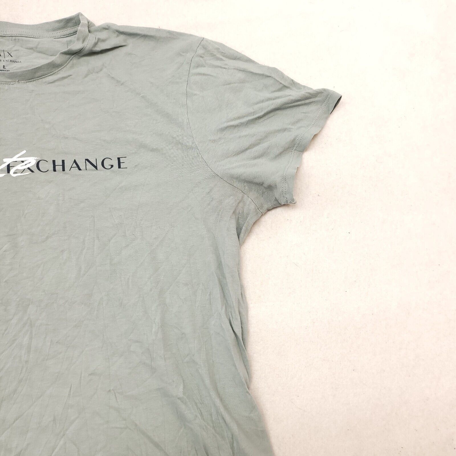Armani Exchange Armani Exchange Short Sleeve T Shirt Women Size Large L Gray Size L / US 10 / IT 46 - 5 Thumbnail