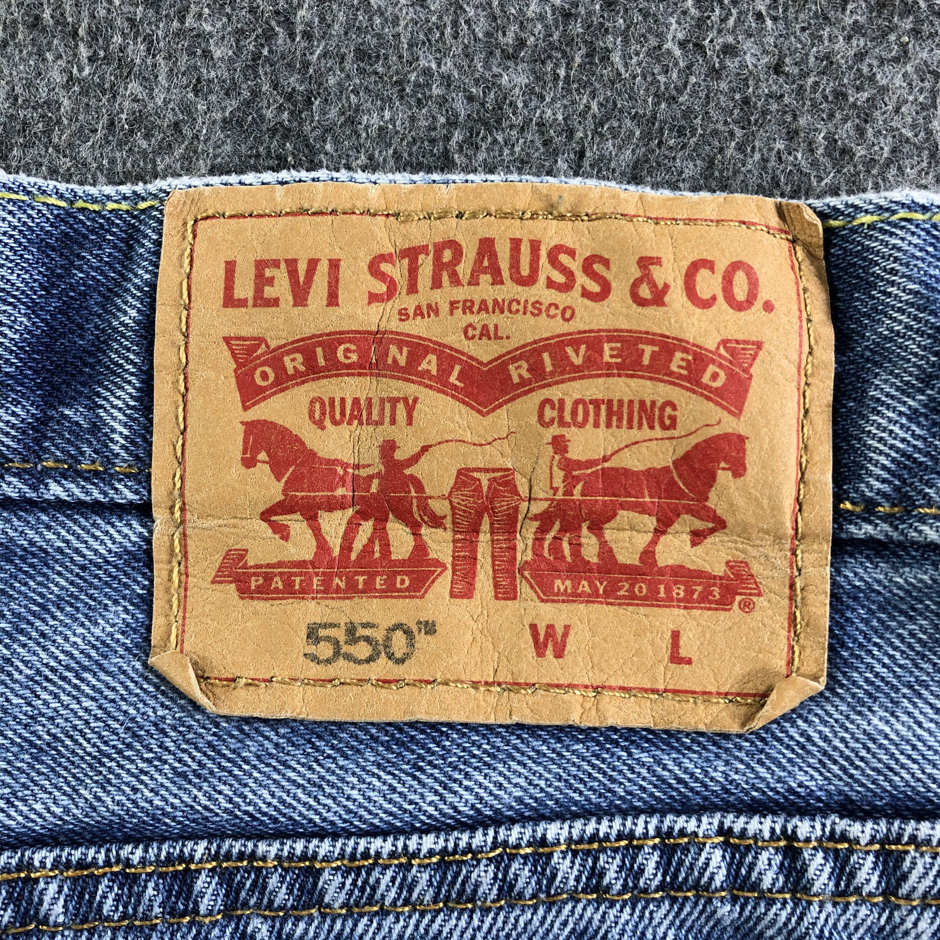 Levi's Vintage Blue Wash Levis 550 Jeans-J4084 Size US 44 / EU 60 - 5 Thumbnail