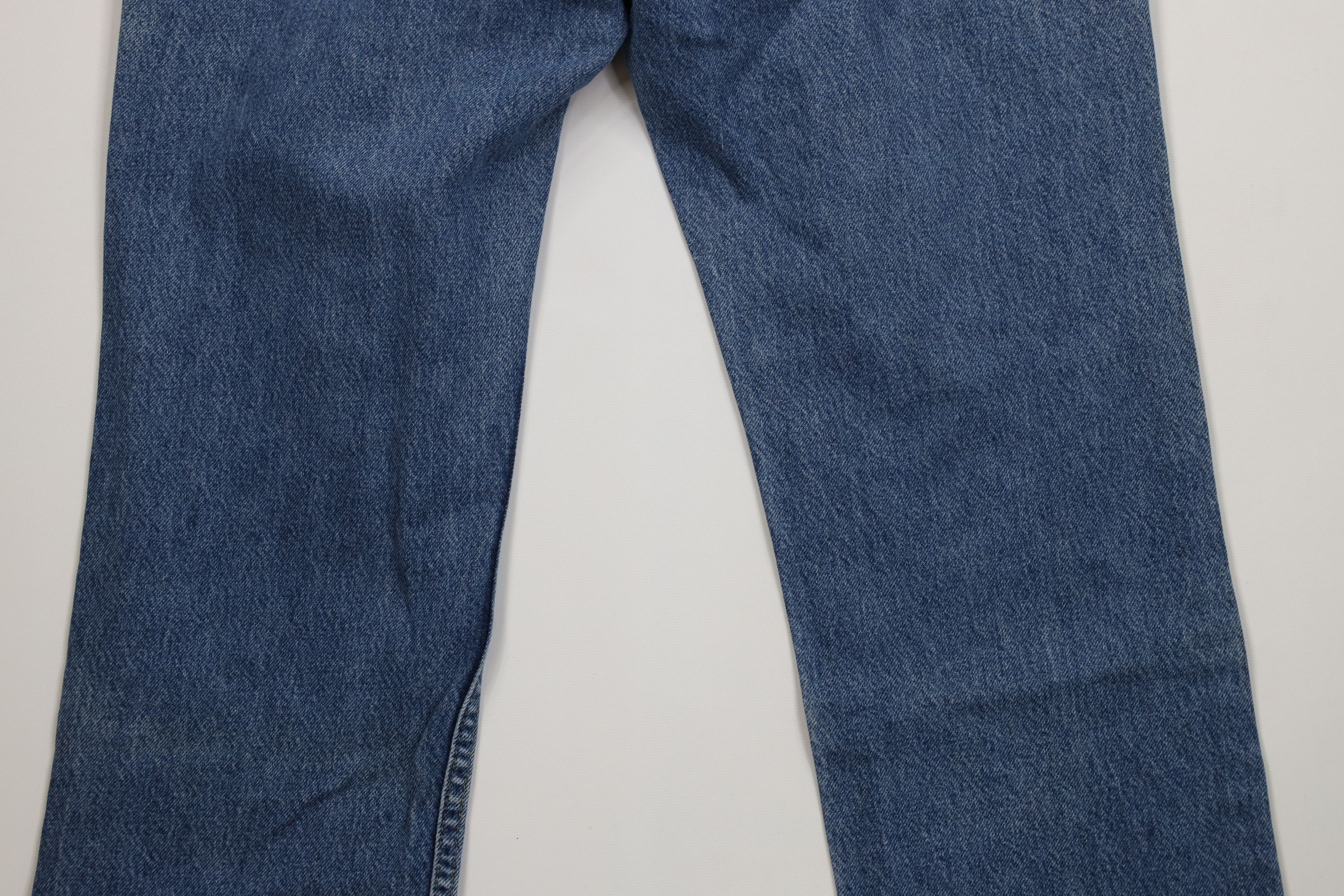 Lee Vintage Y2K Lee Straight Leg Denim Jeans Blue Cotton Size US 33 - 13 Thumbnail