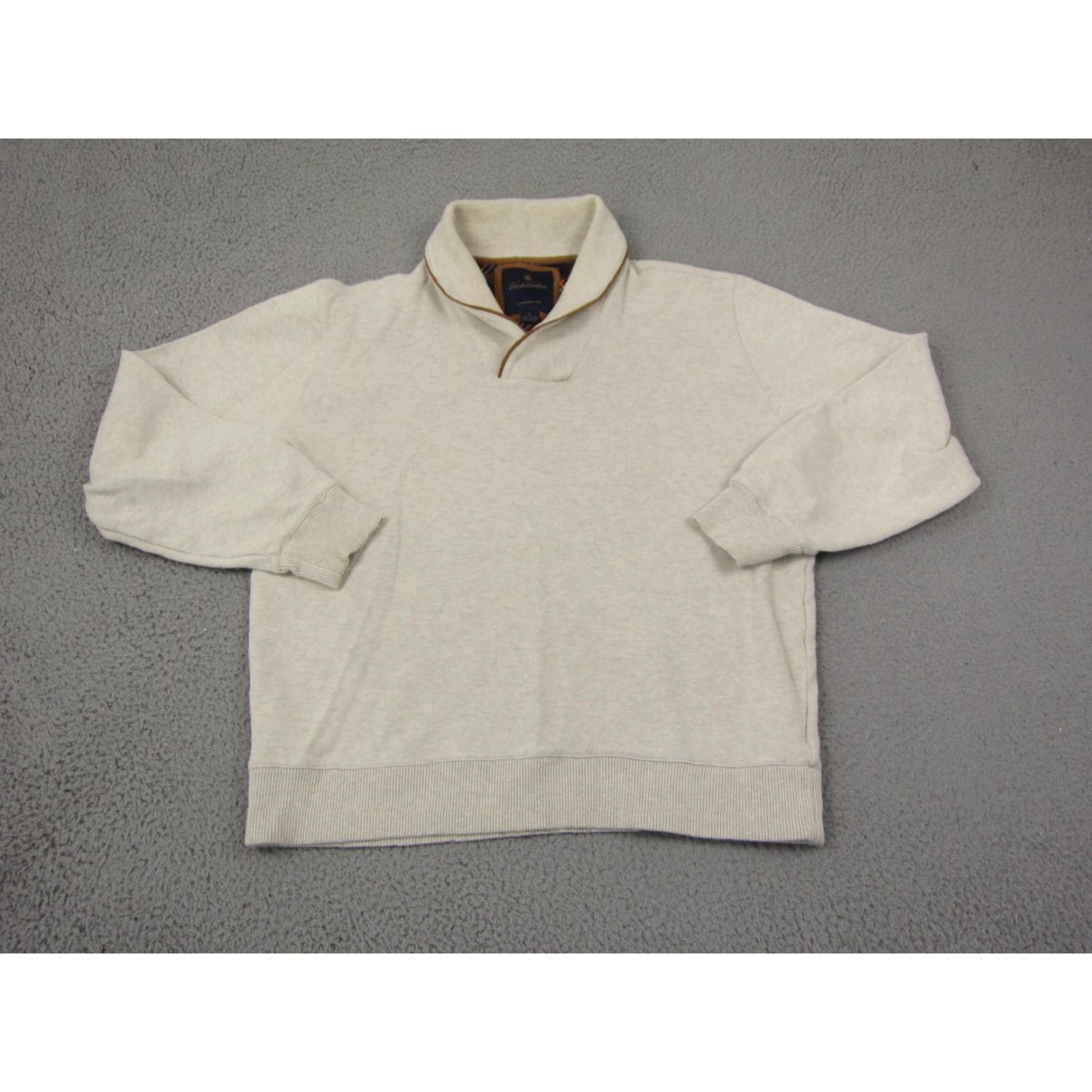 Brooks Brothers Brooks Brothers Sweater Shirt Mens L Beige Cotton Cowl Neck Pullover Casual Vintage: No Size US L / EU 52-54 / 3 - 2 Thumbnail