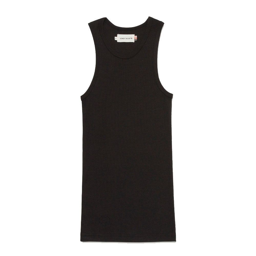 Honor the Gift Honor The Gift Men's Crest Ribbed Knit Tank Top Shirt Size US XL / EU 56 / 4 - 1 Thumbnail