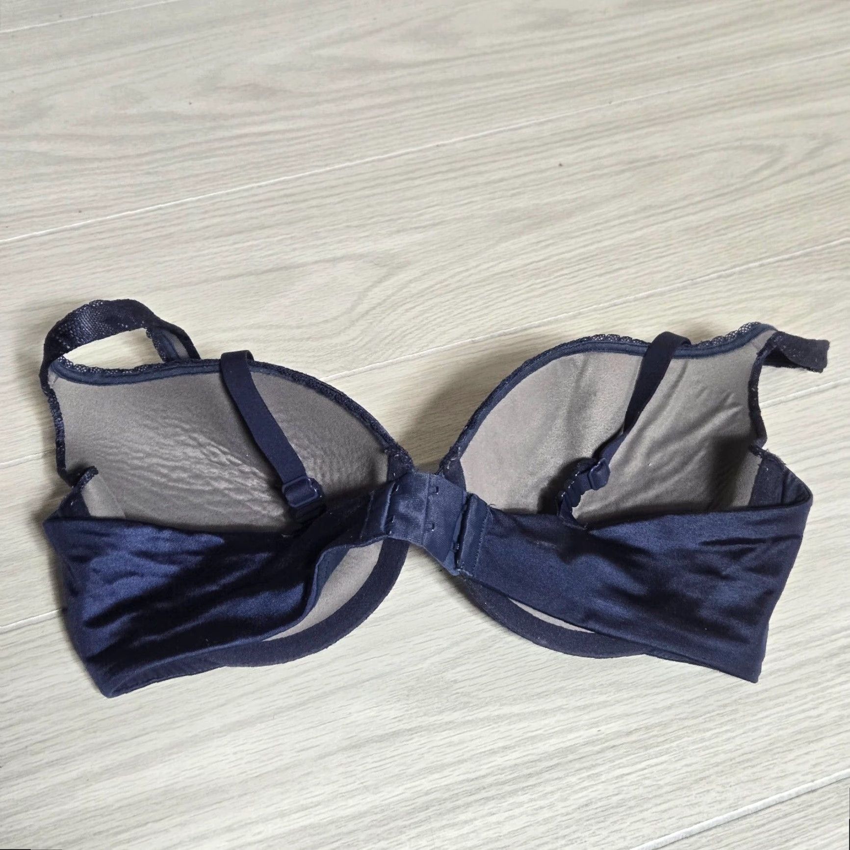 Vintage Maidenform Custom Lift Bra Women's 36D Blue 09473 T-Sirt Size ONE SIZE - 3 Thumbnail
