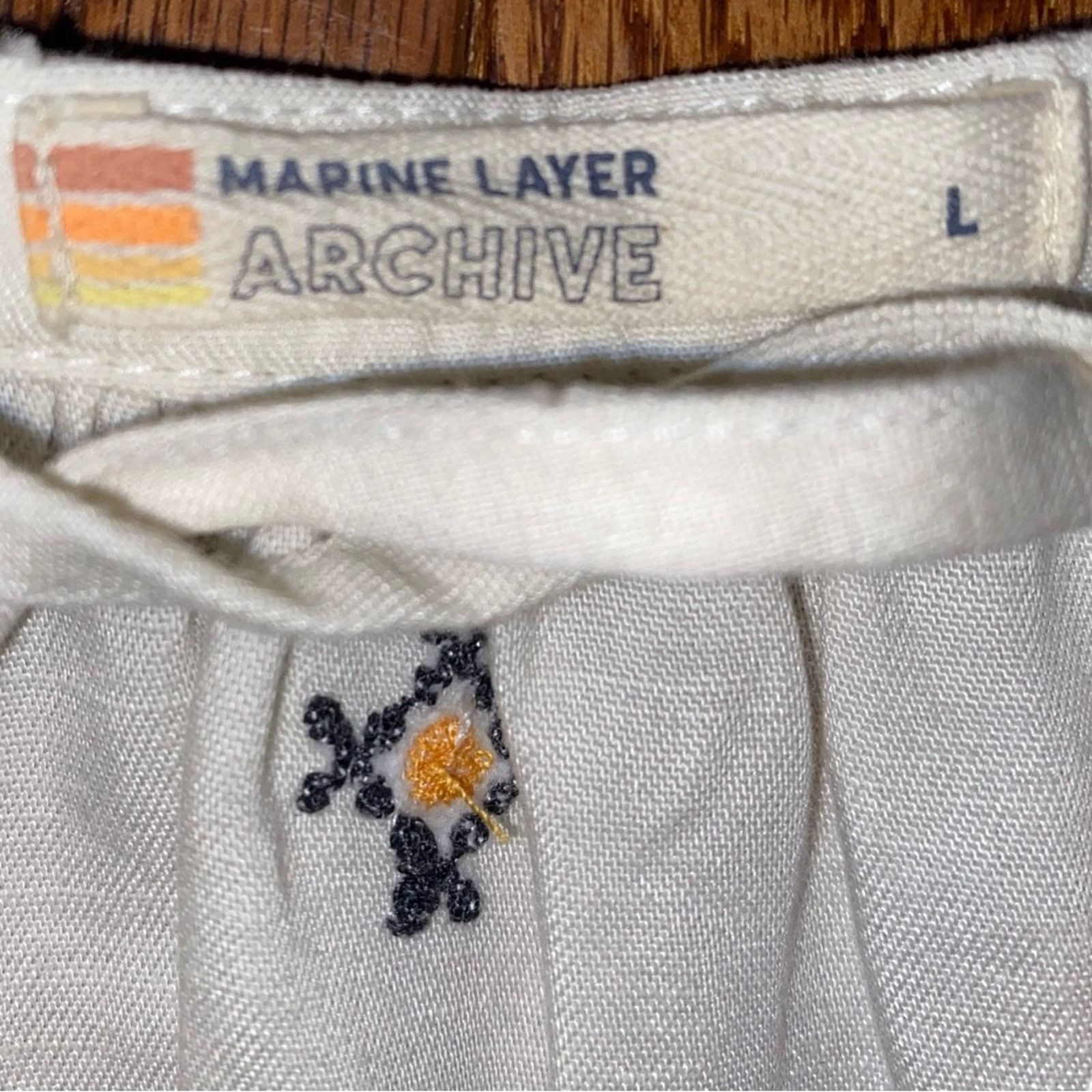 Marine Layer Marine Layer $158 Peyton Mini Dress Womens LG EUC Size L / US 10 / IT 46 - 9 Thumbnail