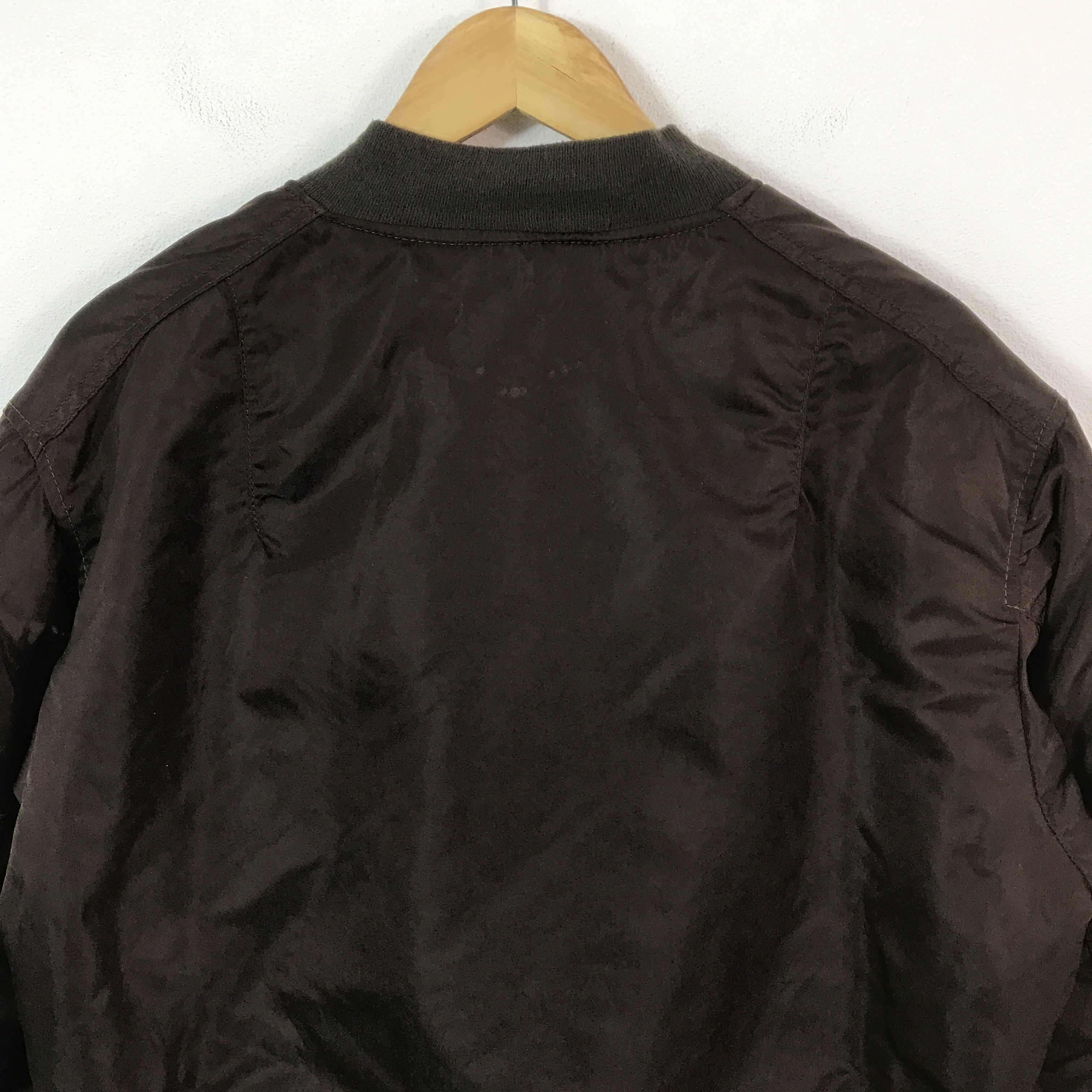 Alpha Industries Vintage Alpha Industries Brown Bomber jacket Size US XL / EU 56 / 4 - 4 Thumbnail