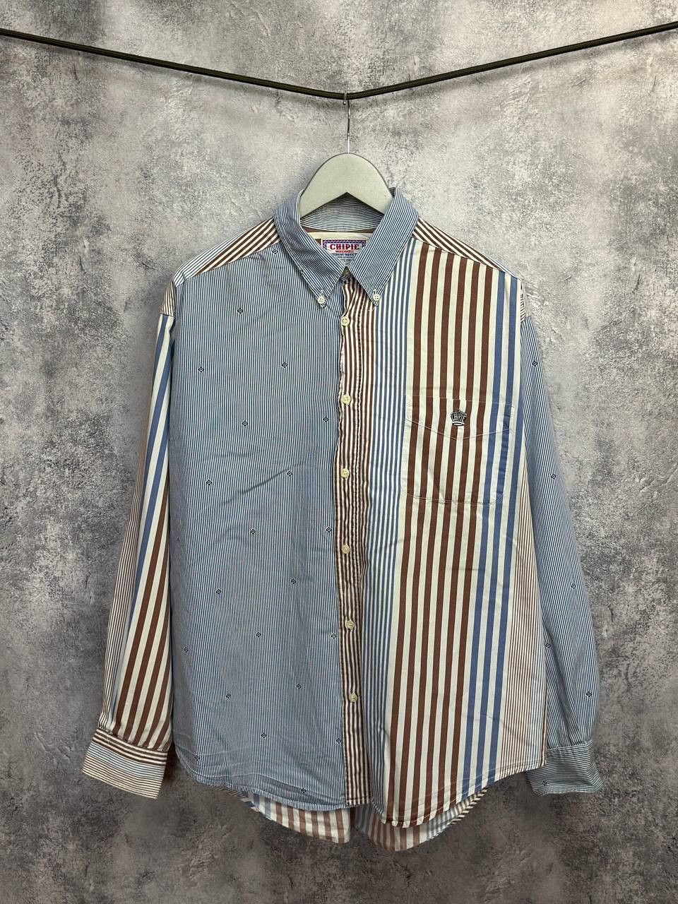 Designer × Vintage Chipie Vintage 80s Western Shirt Button Up Striped LS Size US XXL / EU 58 / 5 - 1 Thumbnail