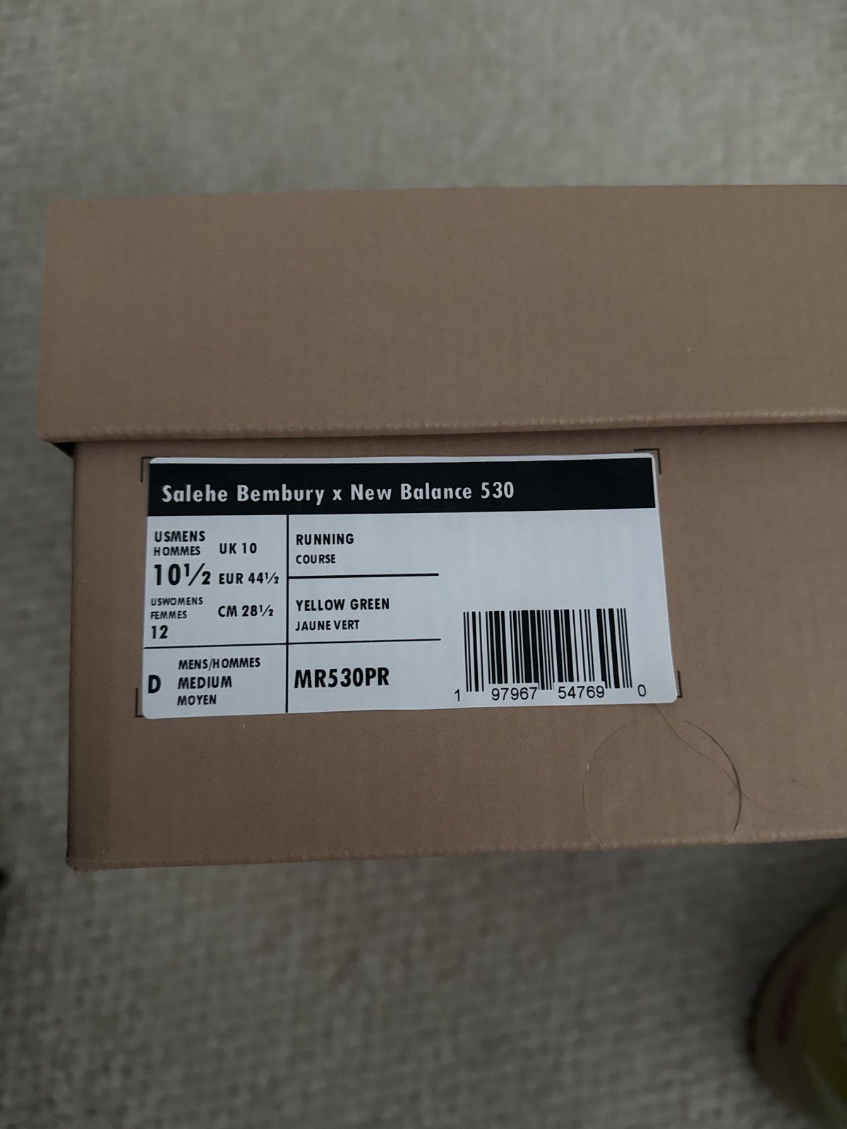 New Balance × Salehe Bembury New Balance 530 Salehe Bembury Prosperity Be The Prize Size US 10.5 / EU 43-44 - 7 Thumbnail