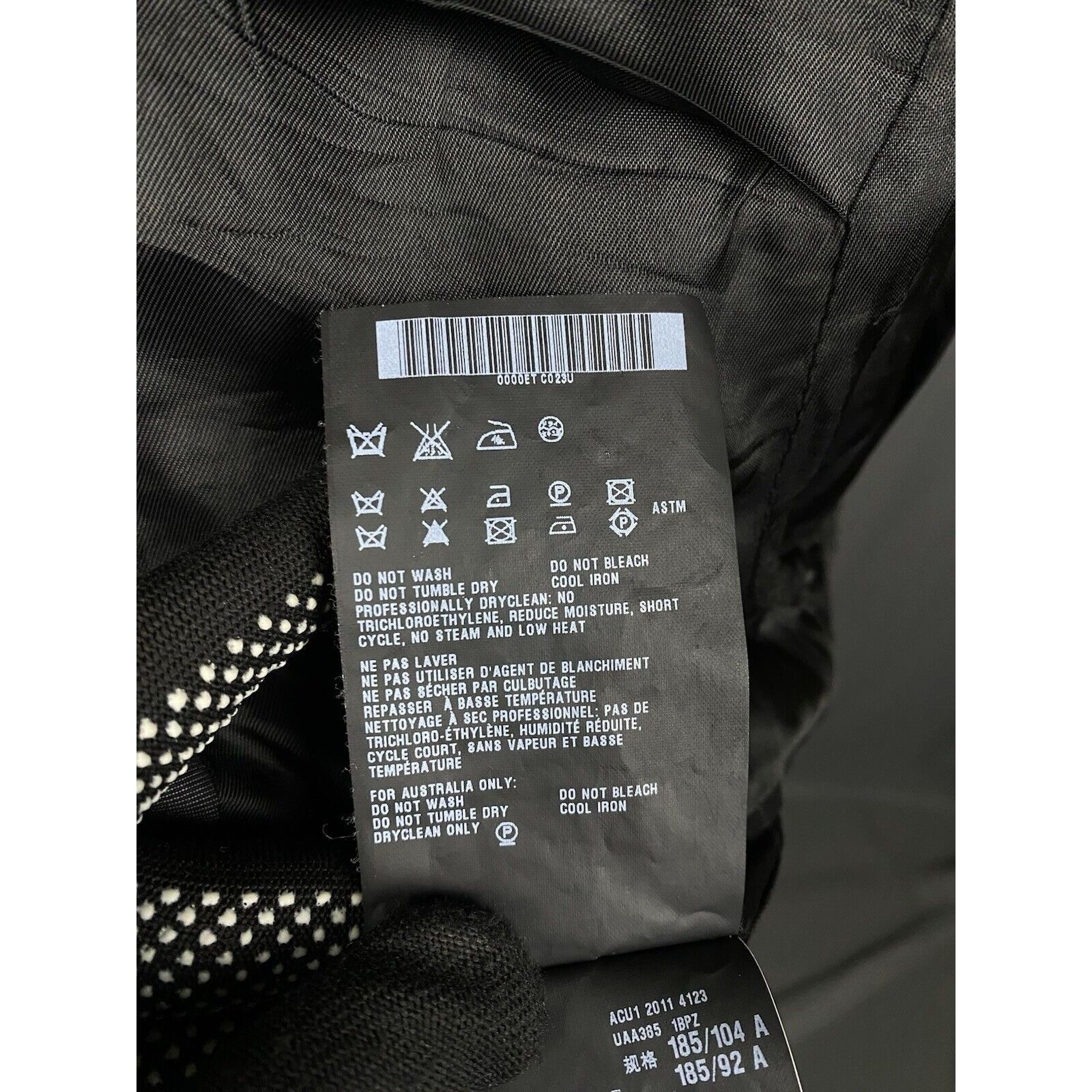Prada Prada Men's Gray Wool Blazer Sportcoat Jacket Size 52R Size 52R - 10 Thumbnail