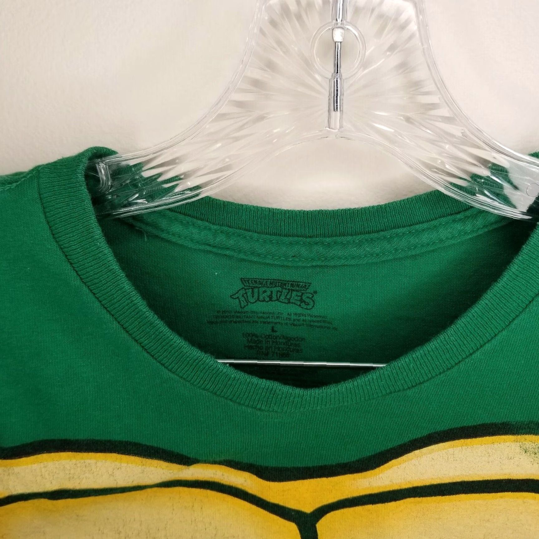 Vintage TMNT Shirt Mens Large Green Turtle Shell Graphic T-Shirt Size US L / EU 52-54 / 3 - 2 Thumbnail