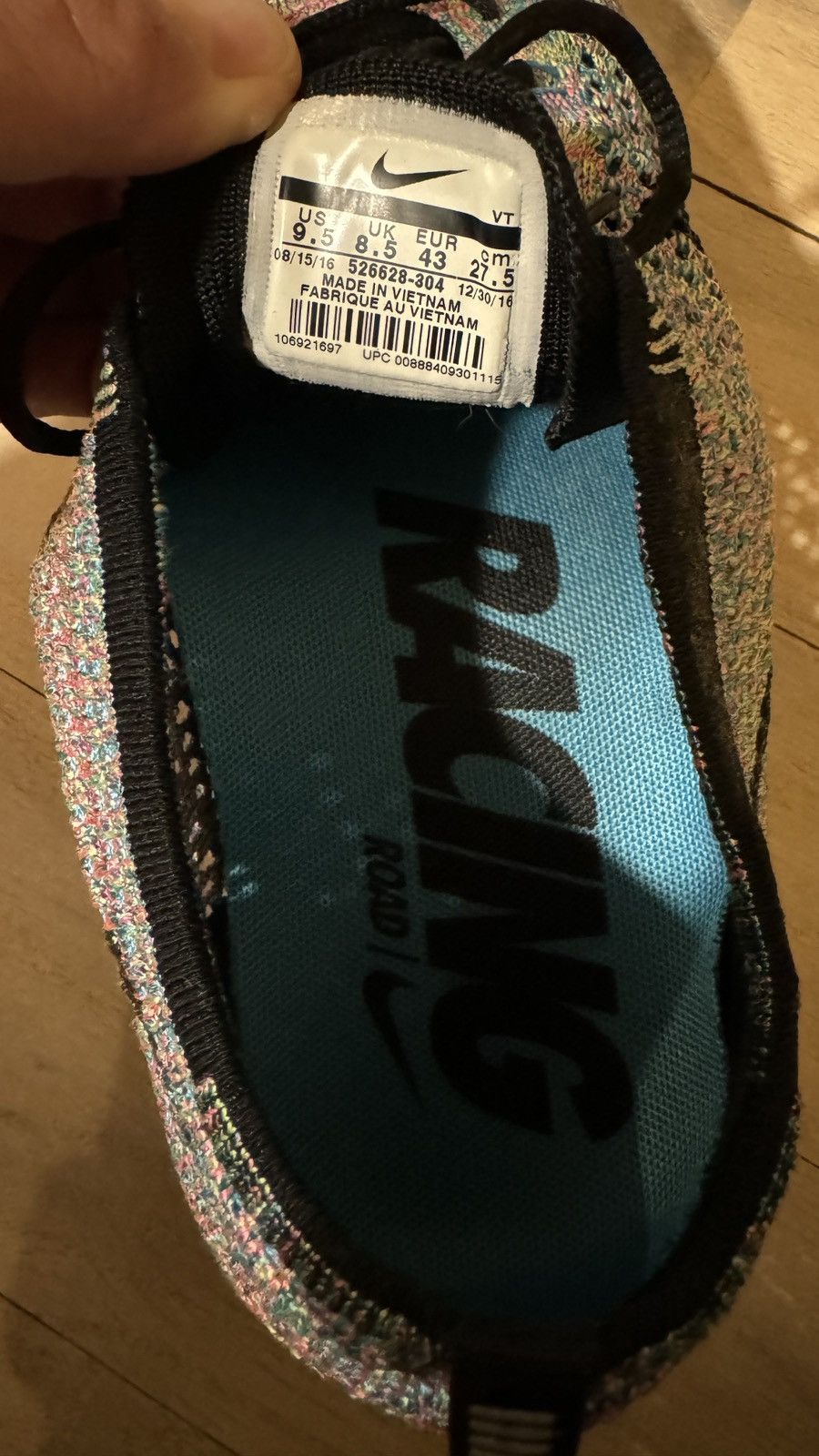Nike Nike Flyknit Racer Multicolor 3.0 Size US 9.5 / EU 42-43 - 8 Thumbnail