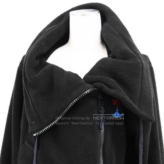 Vivienne Westwood Vivienne Westwood Vintage Black Gray Fleece Saturn Logo Cu Size M / US 6-8 / IT 42-44 - 6 Thumbnail