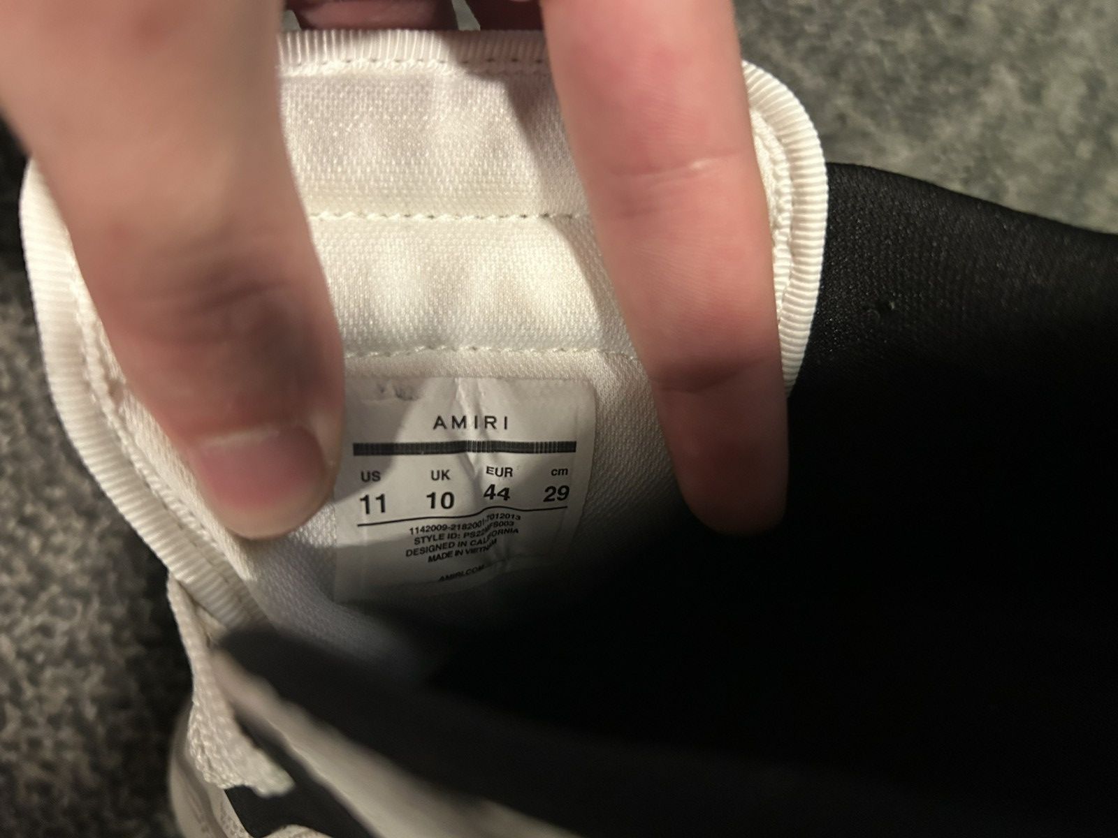 Amiri Amiri skel low top Size US 11 / EU 44 - 6 Thumbnail
