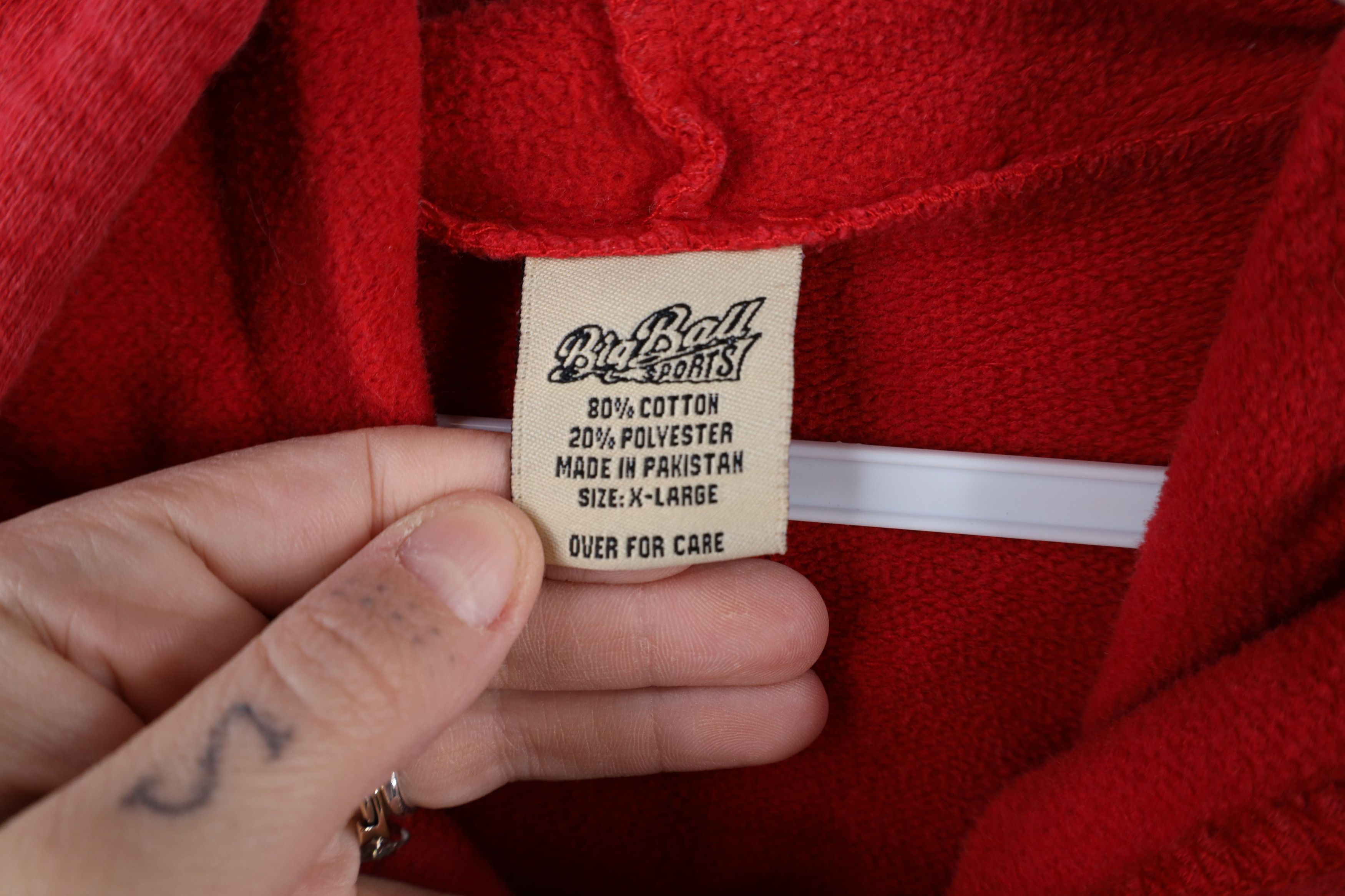 Vintage Vintage 90s Spell Ohio State University Hoodie Sweatshirt Size US XL / EU 56 / 4 - 9 Thumbnail