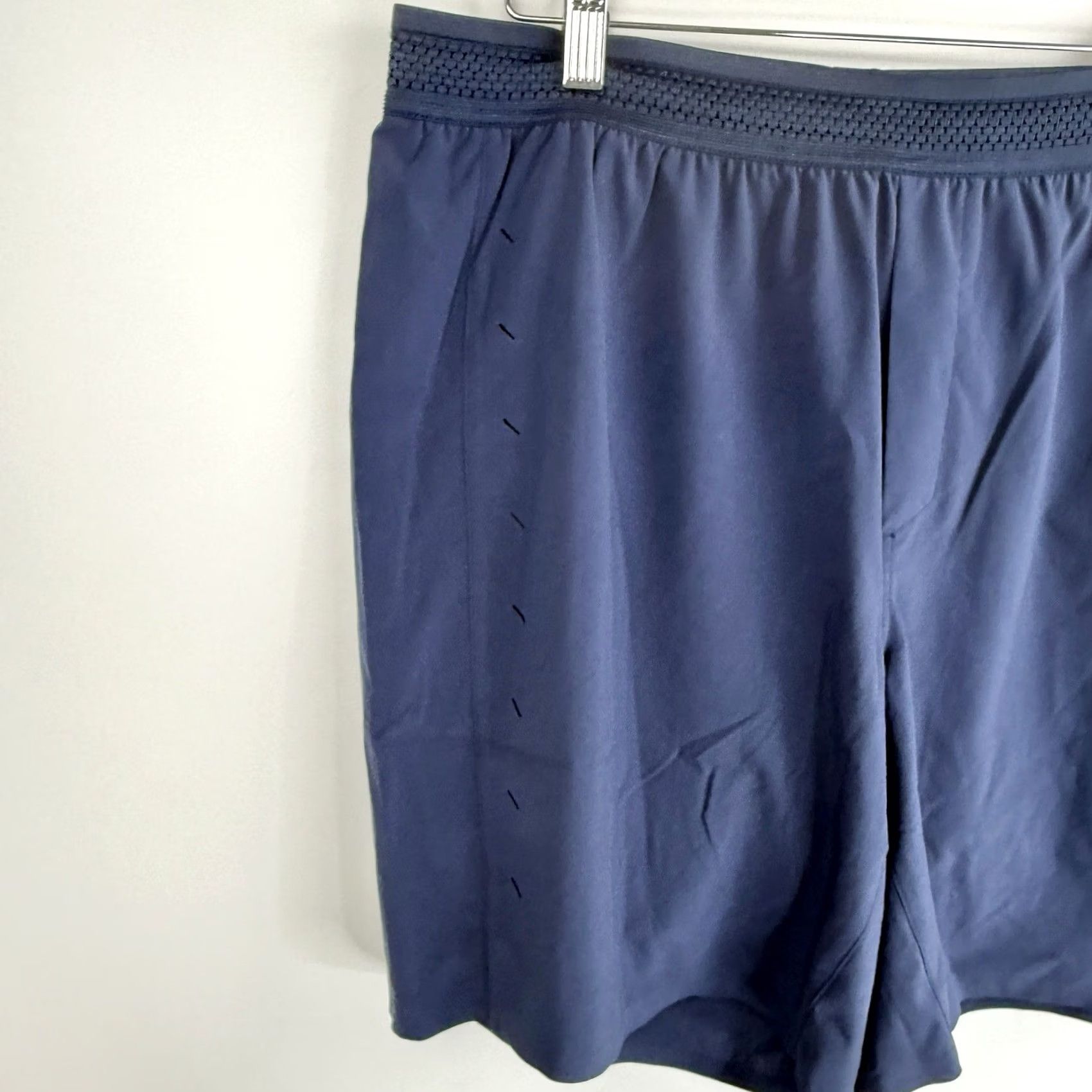 Ten Thousand Ten Thousand Interval Shorts Mens Large Blue Navy 7” Lined Performance Gym Size US 32 / EU 48 - 3 Thumbnail