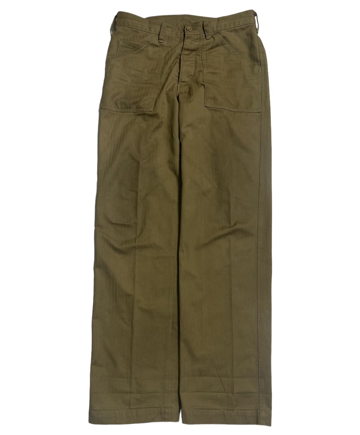image of Baracuta Heringbone Pants in Dark Dust, Men's (Size 38)