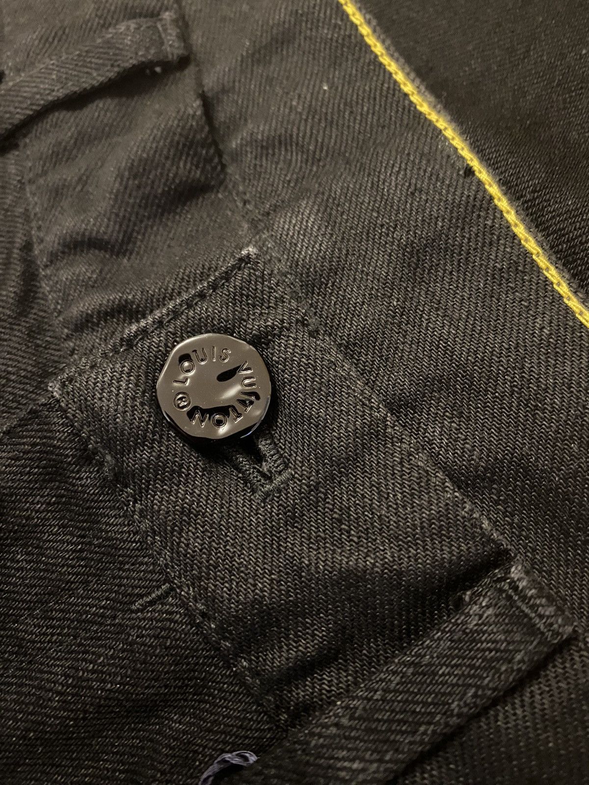 Louis Vuitton Louis Vuitton black regular denim jeans 31 Size US 31 - 6 Thumbnail