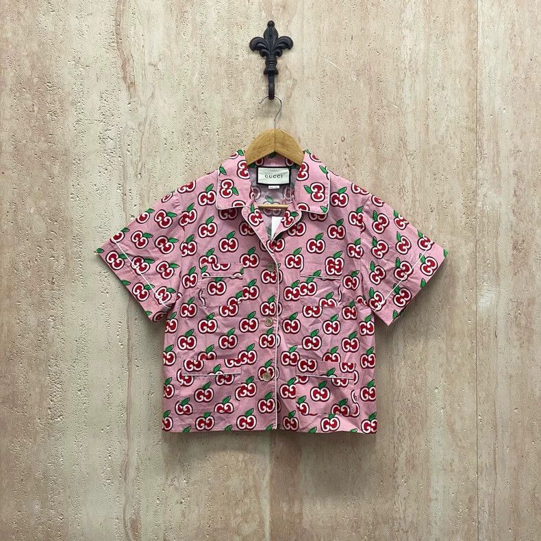 Gucci Gucci Popular Valentine's Day full-print shirt 2505-Nextarr Size S / US 4 / IT 40 - 1 Thumbnail
