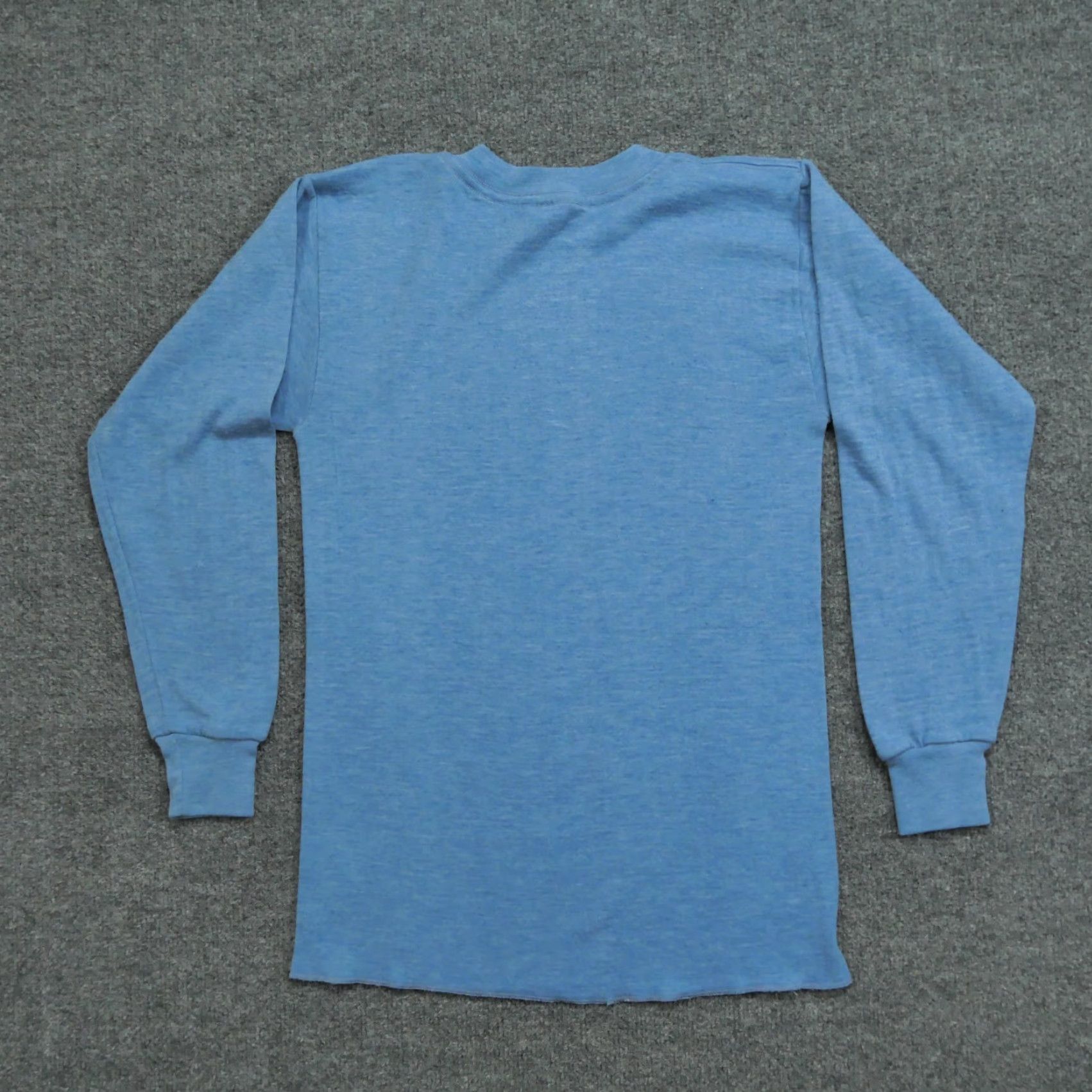 Sears VINTAGE Sears Shirt Mens MT Blue 70s Thermal Crew Neck Long Sleeve Big & Tall Size US M / EU 48-50 / 2 - 6 Thumbnail