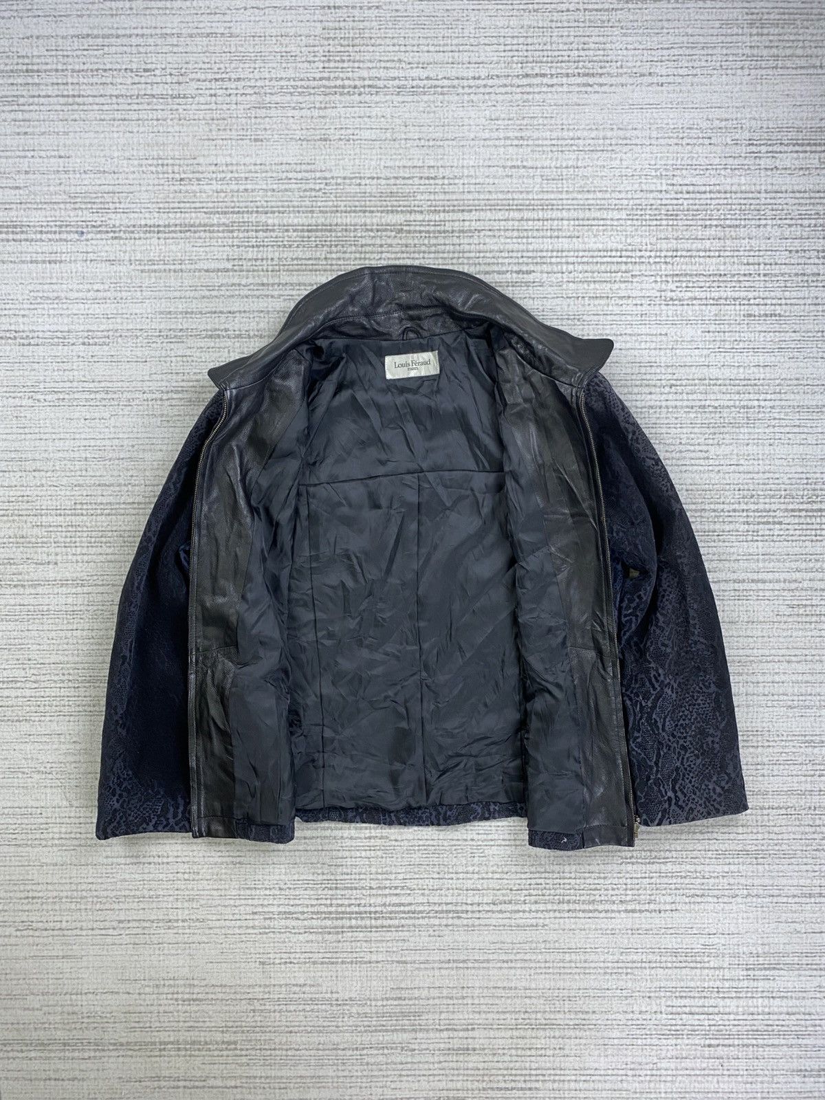 Designer × Louis Feraud × Vintage Vintage Louis Feraud Embroidered Snake Skin Design Jacket Size US M / EU 48-50 / 2 - 6 Thumbnail