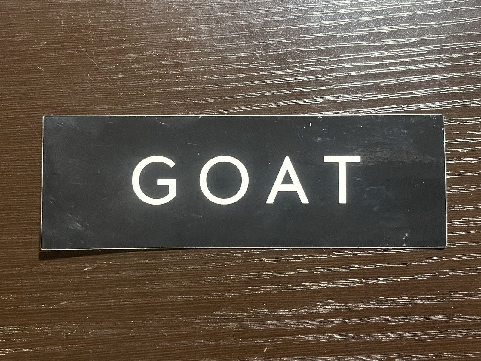 Other GOAT Sneaker Sticker Size ONE SIZE - 1 Thumbnail