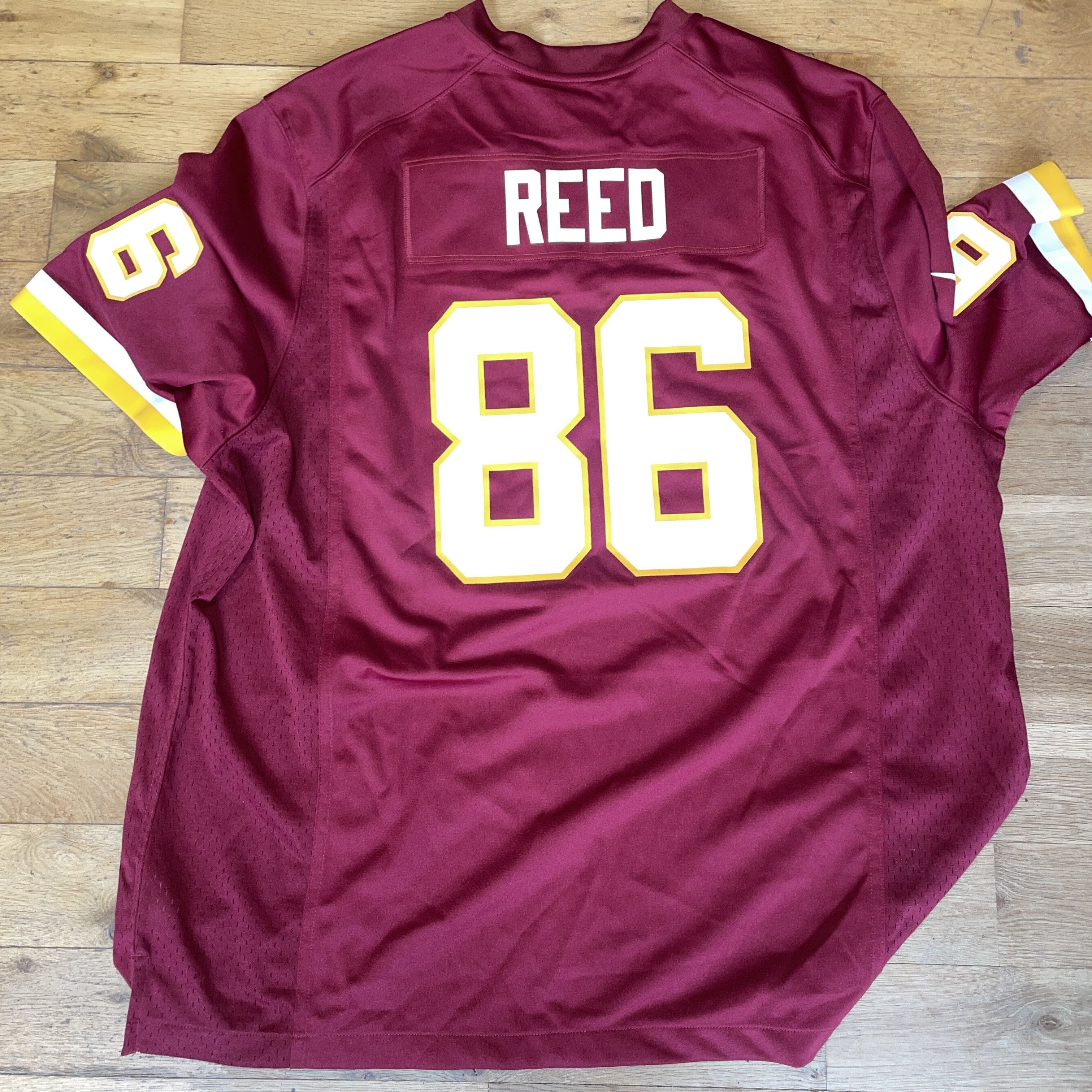 NFL × Nike NIKE NFL WASHINGTONS REDSKINS JERSEY REED T-SHIRT #87 XXL Size US XXL / EU 58 / 5 - 4 Thumbnail