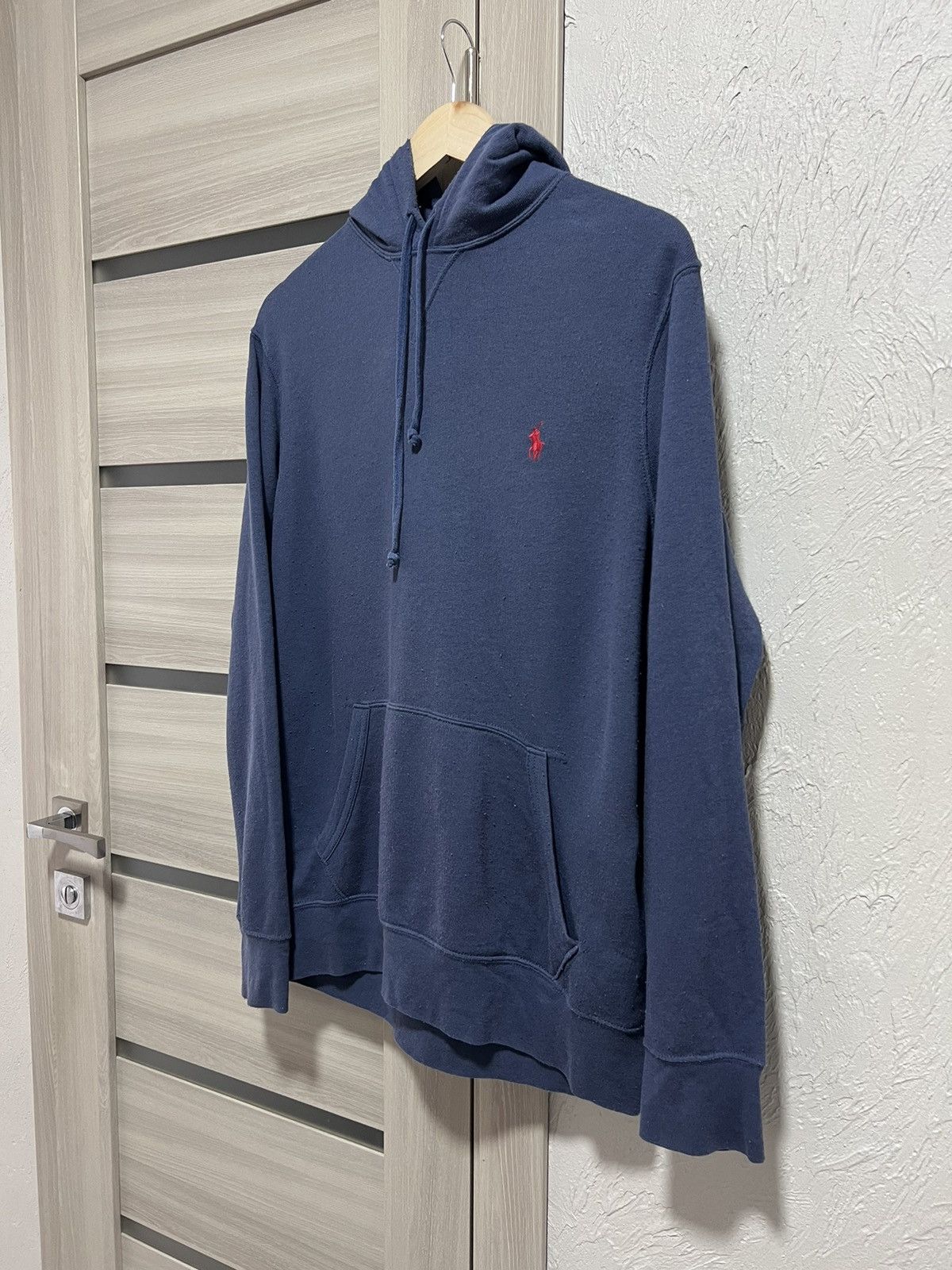 Vintage Polo Ralph Lauren Fleece Hoodie Blue Hooded M Size Size US M / EU 48-50 / 2 - 14 Thumbnail