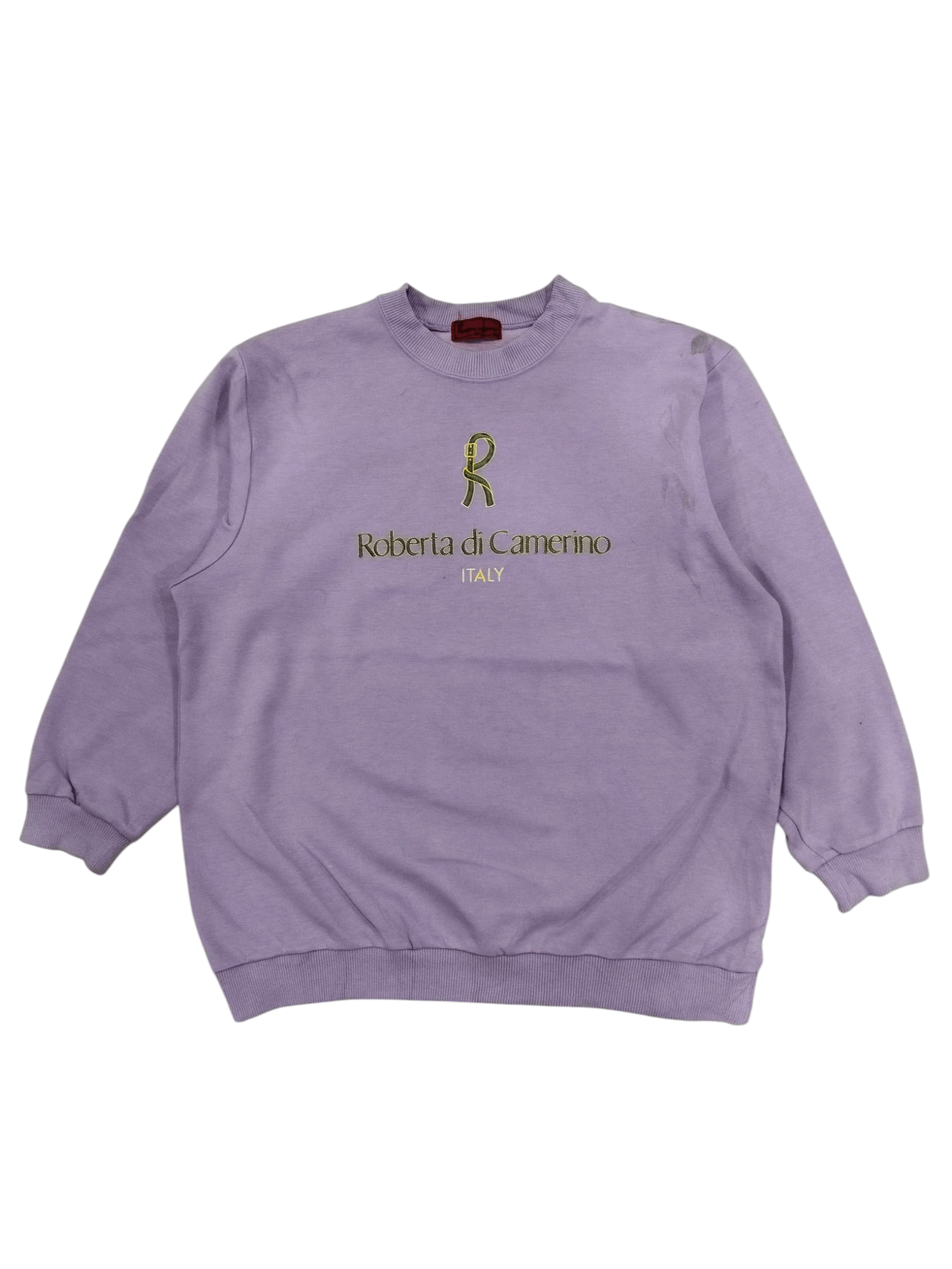 Vintage Roberta Di Camerino Embroidery Logo Sweatshirt