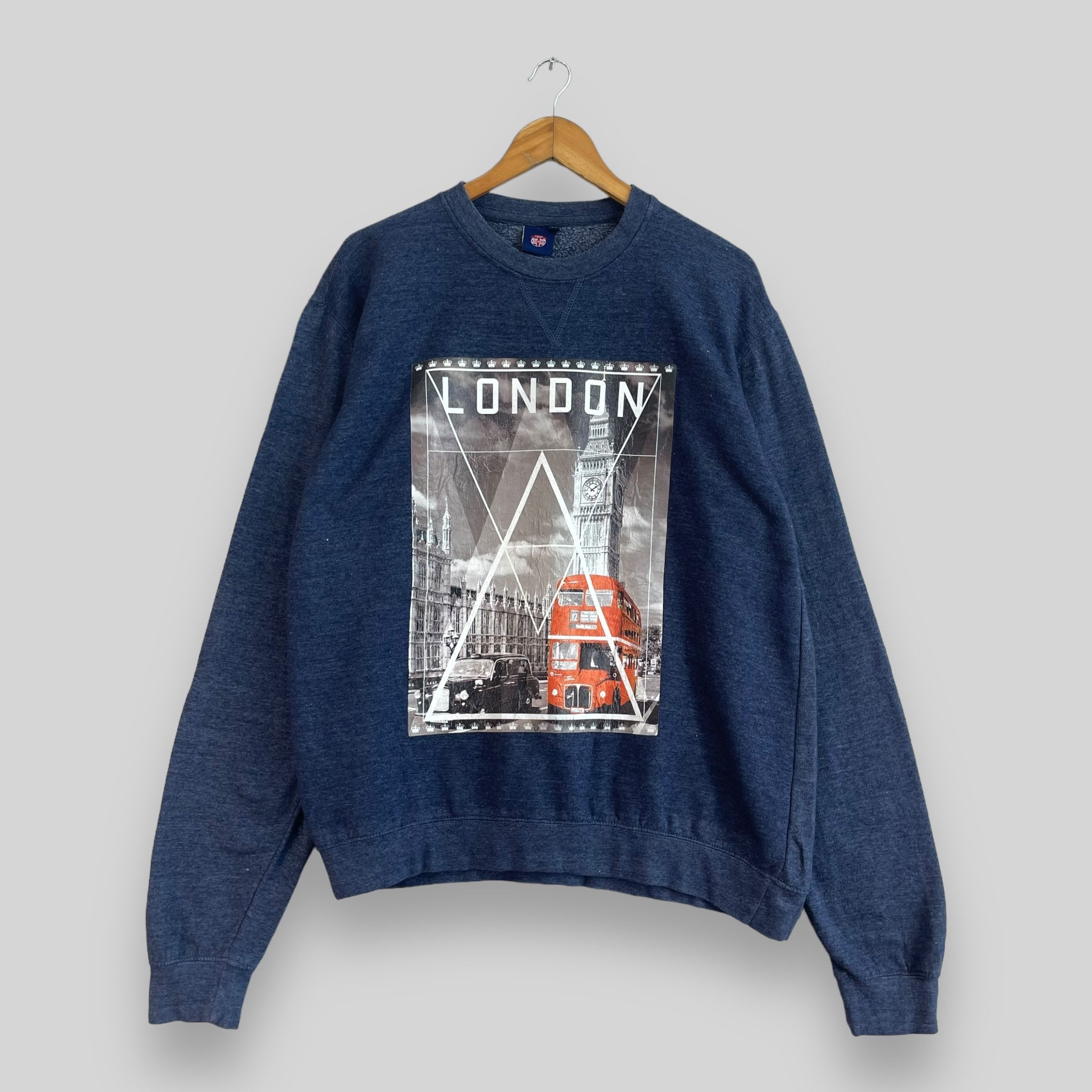 Japanese Brand × Vintage Vintage LONDON Buckingham Palace Tower Printed Sweatshirt Size US L / EU 52-54 / 3 - 1 Thumbnail