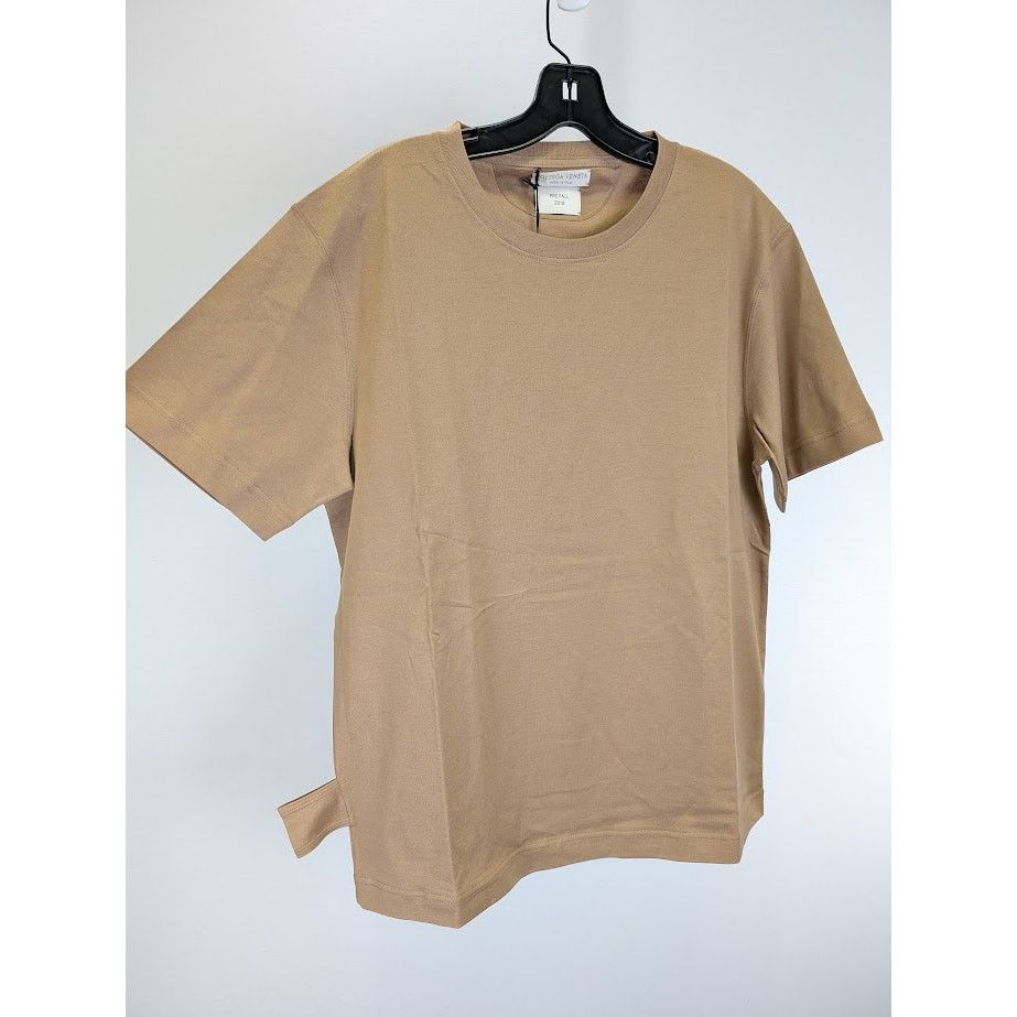 Bottega Veneta o1rshd1 Basic Jersey T-Shirt in Beige Size US M / EU 48-50 / 2 - 6 Thumbnail