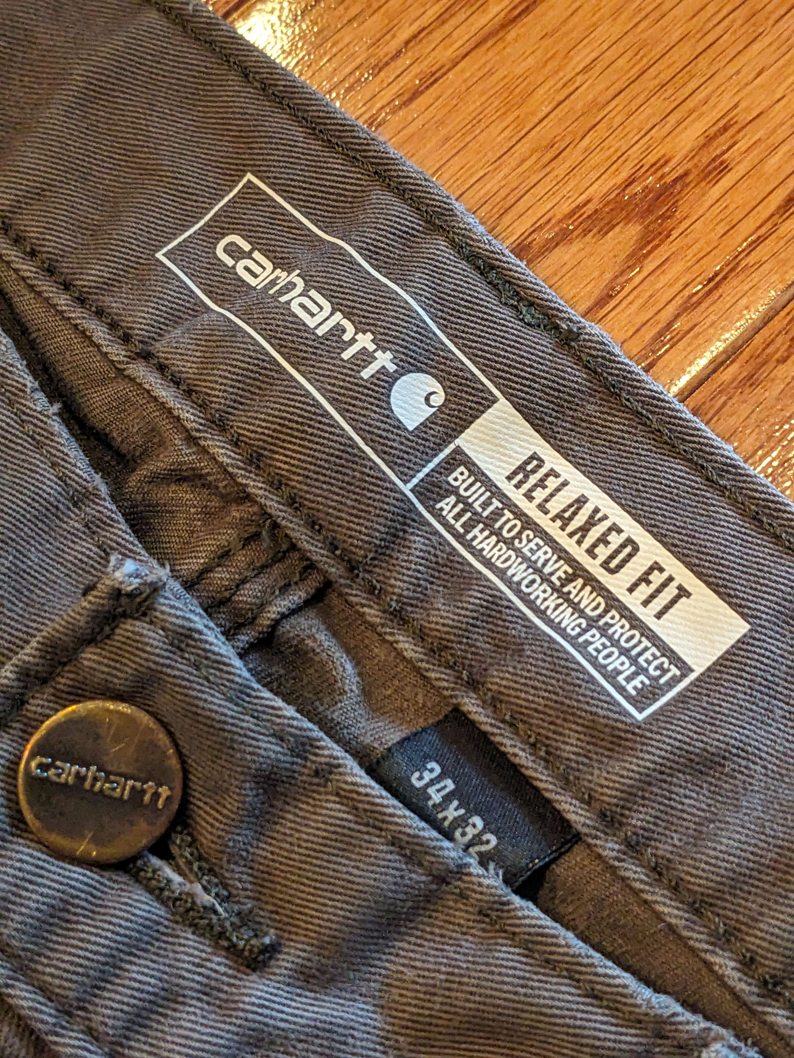 Carhartt × Designer Carhartt Green Relaxed Fit 34x32 Pants Size US 34 / EU 50 - 4 Thumbnail
