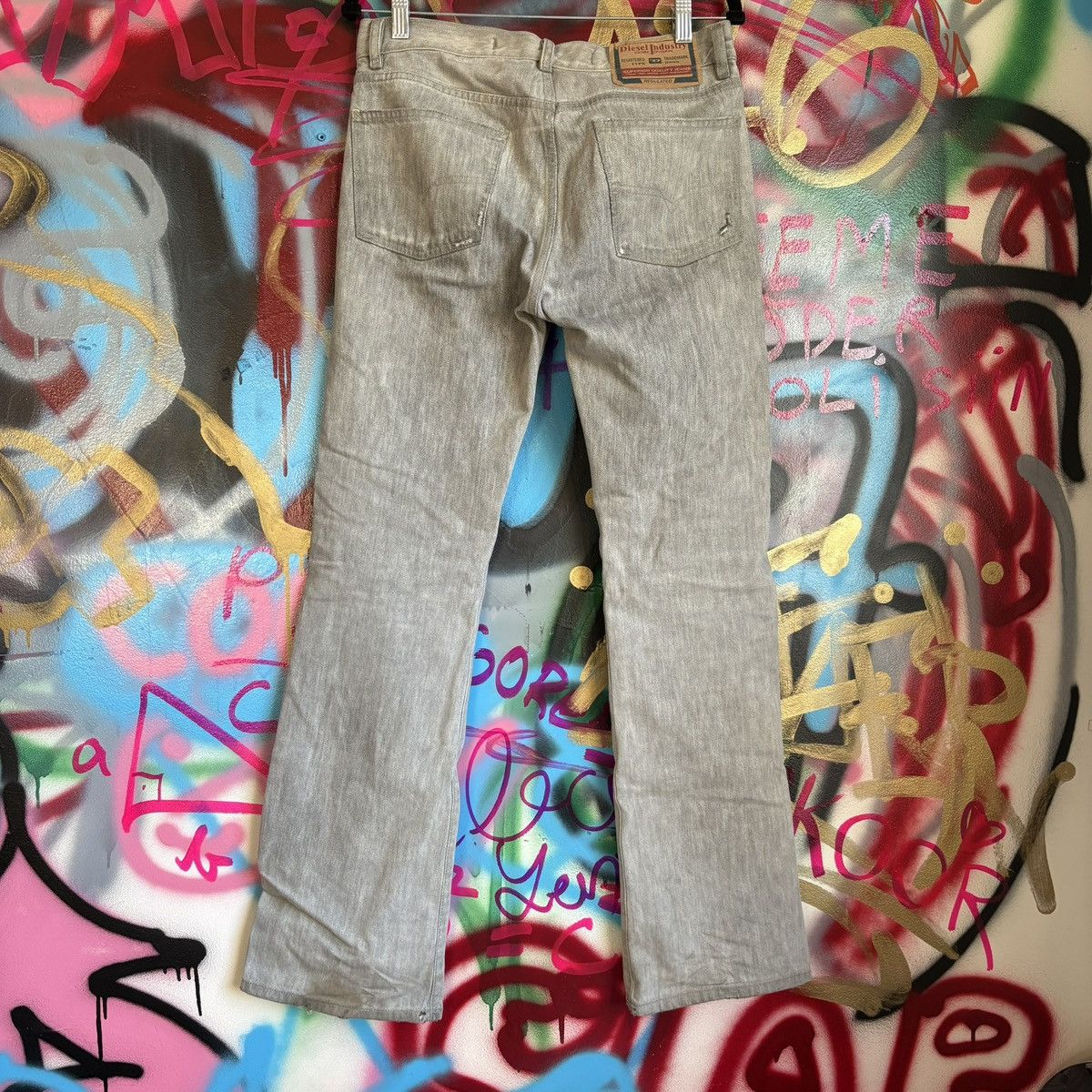 Diesel Gray Diesel Bootcut Flared Jeans Size 31 Size US 31 - 2 Thumbnail
