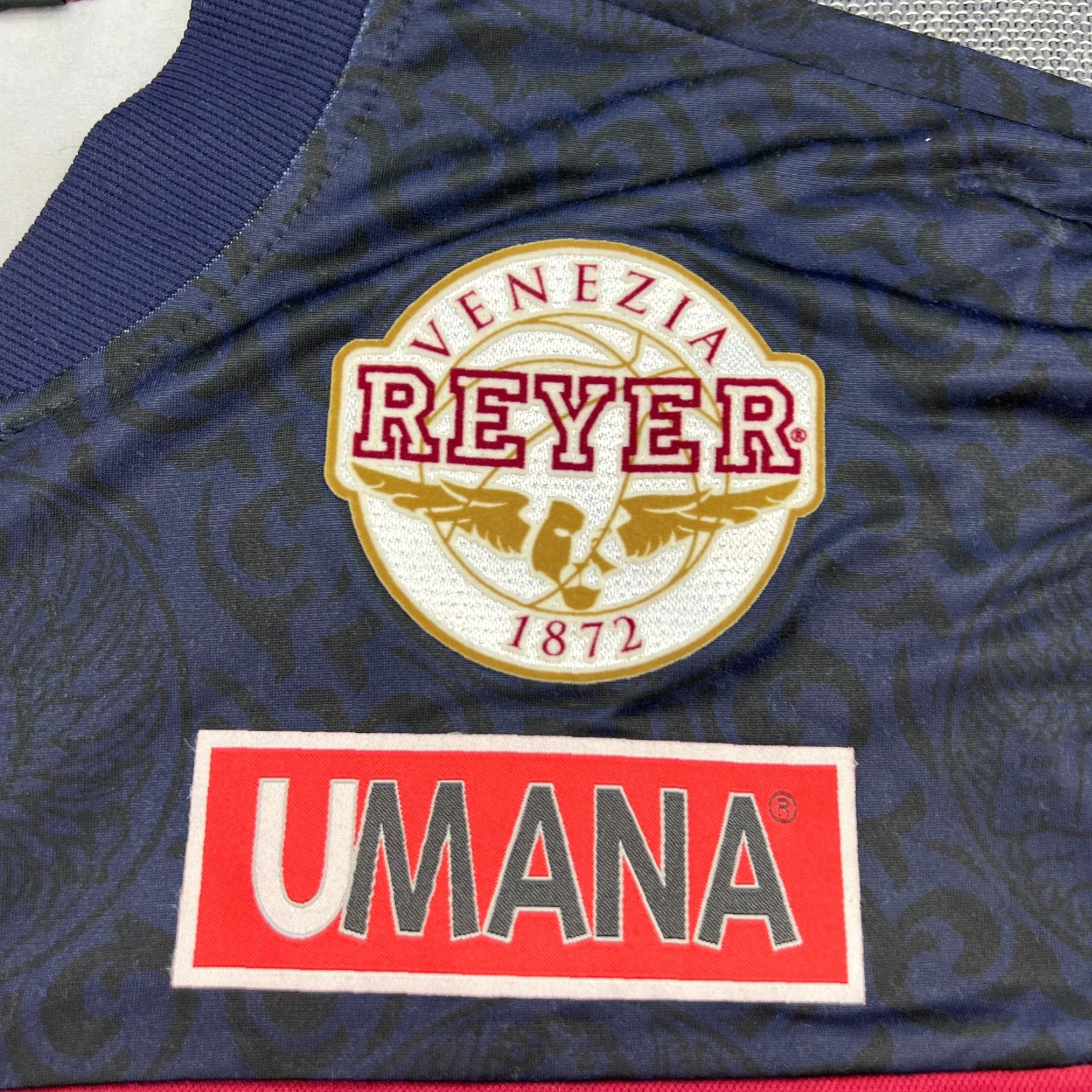 Errea Erreà Reyer Venezia 1872 Track Jacket Mens 2XL XXL Basketball Full Zip Multicolor Size US XXL / EU 58 / 5 - 5 Thumbnail