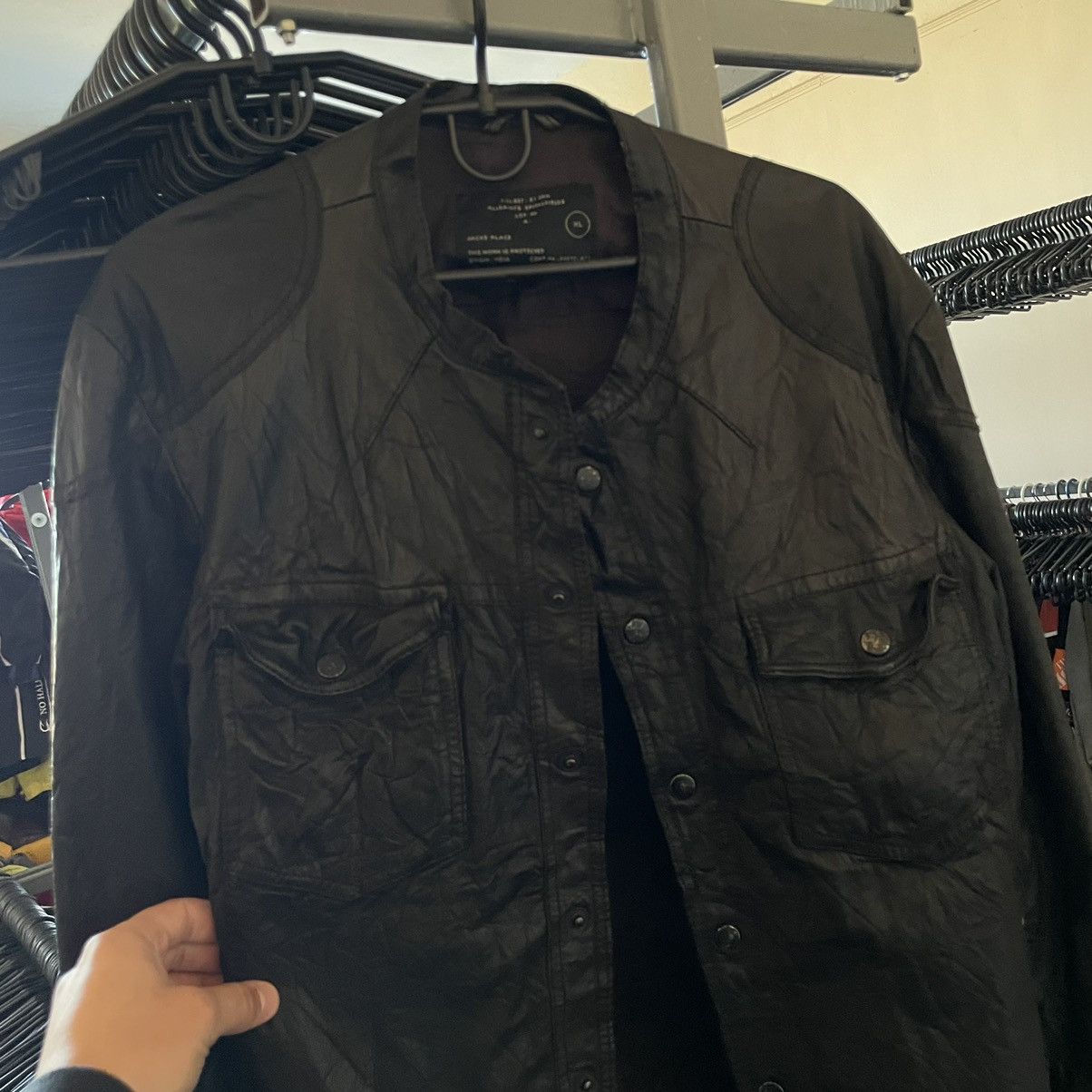 Allsaints × If Six Was Nine AllSaints demon Jacket Leather bomber moto biker Japan Size US L / EU 52-54 / 3 - 3 Thumbnail