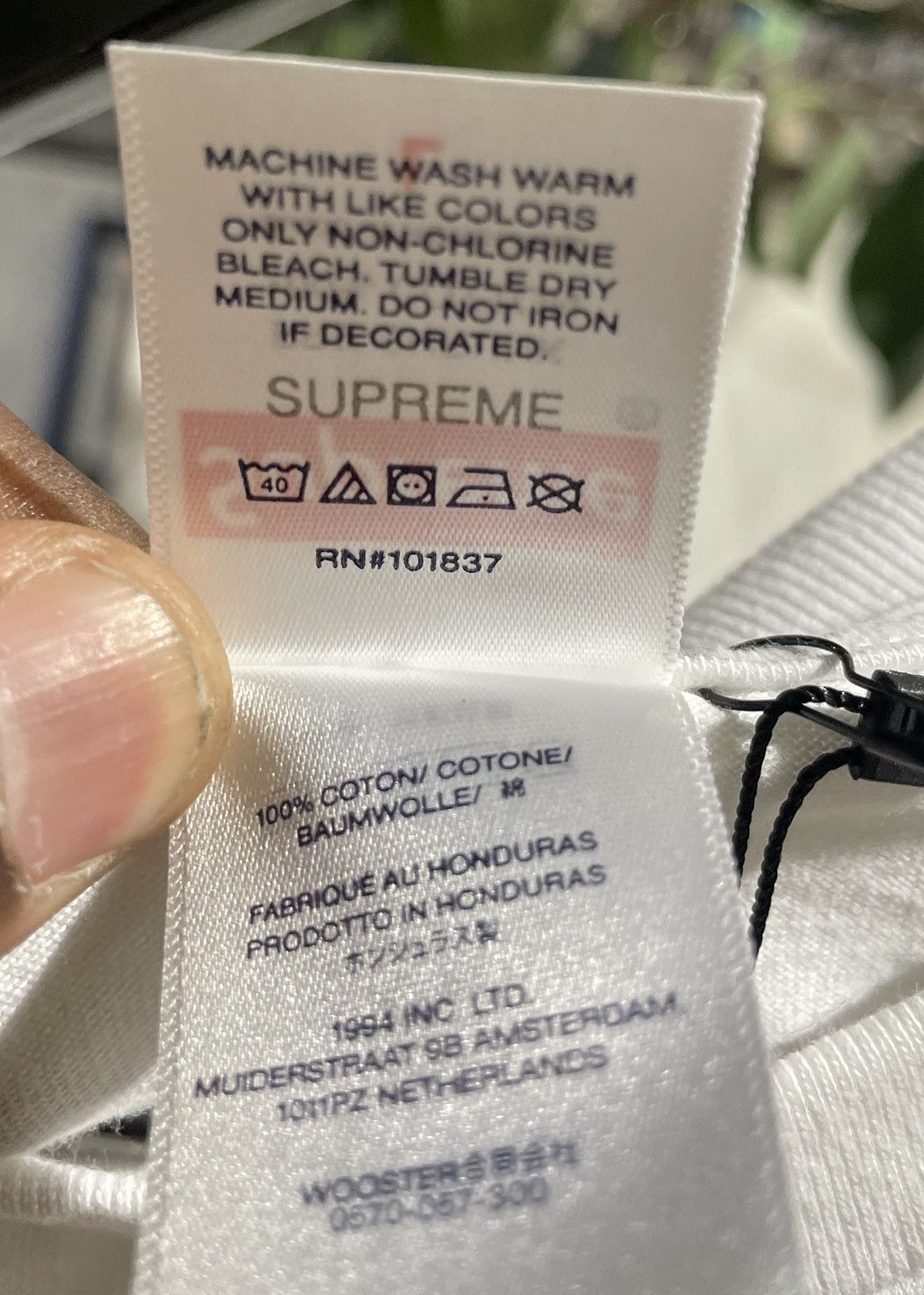 Supreme Supreme Joke Tee Size US L / EU 52-54 / 3 - 5 Thumbnail