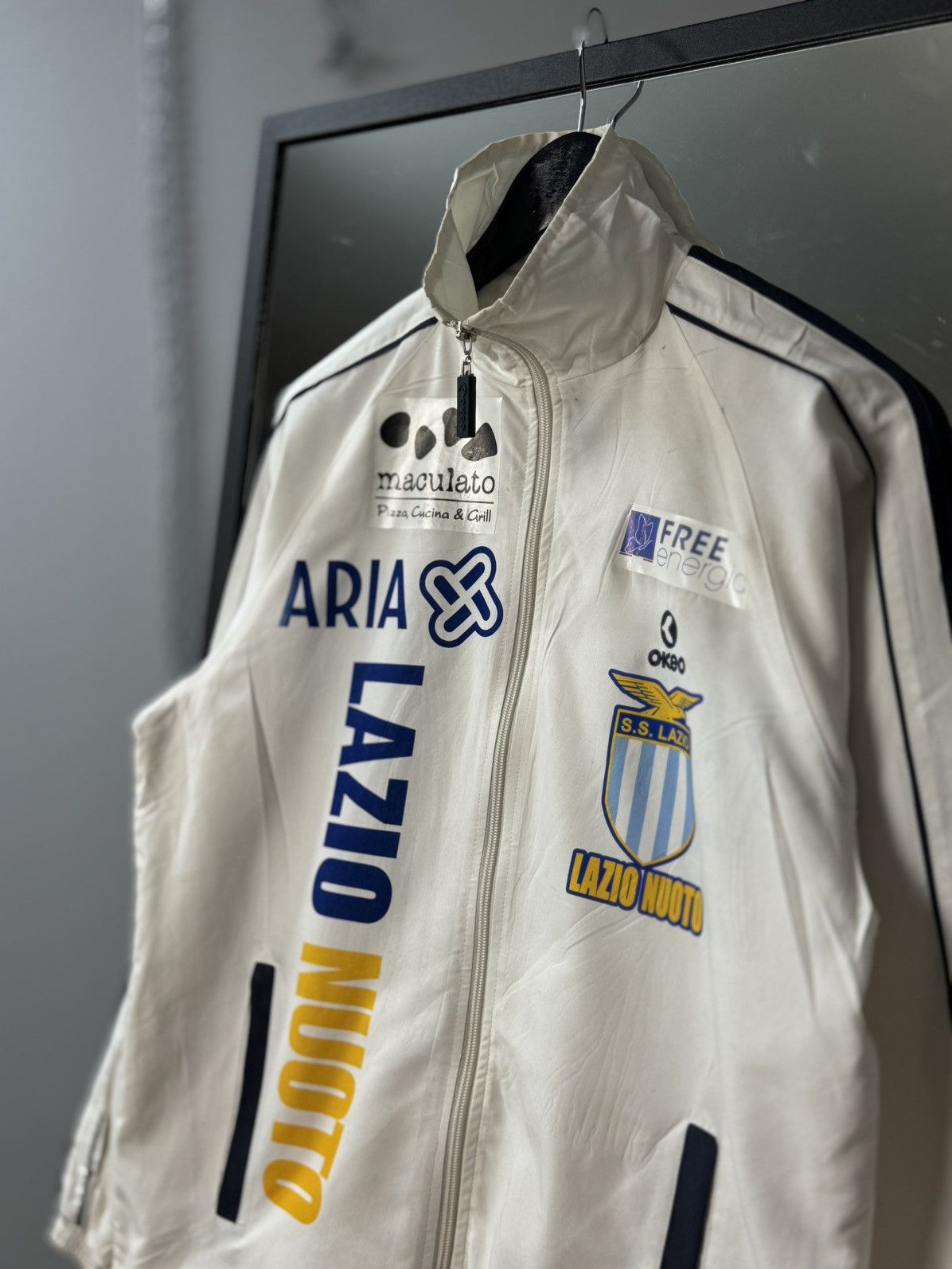 Other Vintage Jersey Lazio Zip Jacket Italy Milan Roma Lukaku Y2K Size US L / EU 52-54 / 3 - 12 Thumbnail