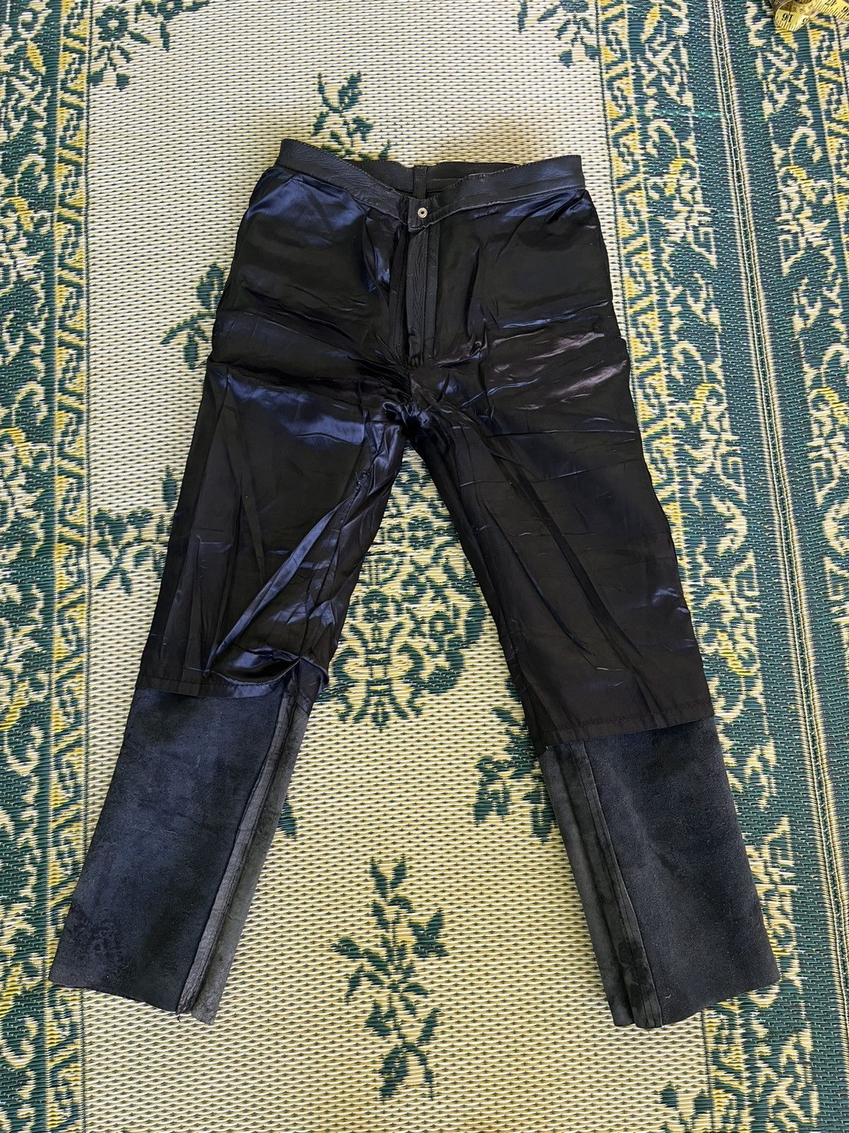 American Eagle Outfitters Vintage American Eagle Leather Pants Raw Hem Size US 30 / EU 46 - 10 Thumbnail