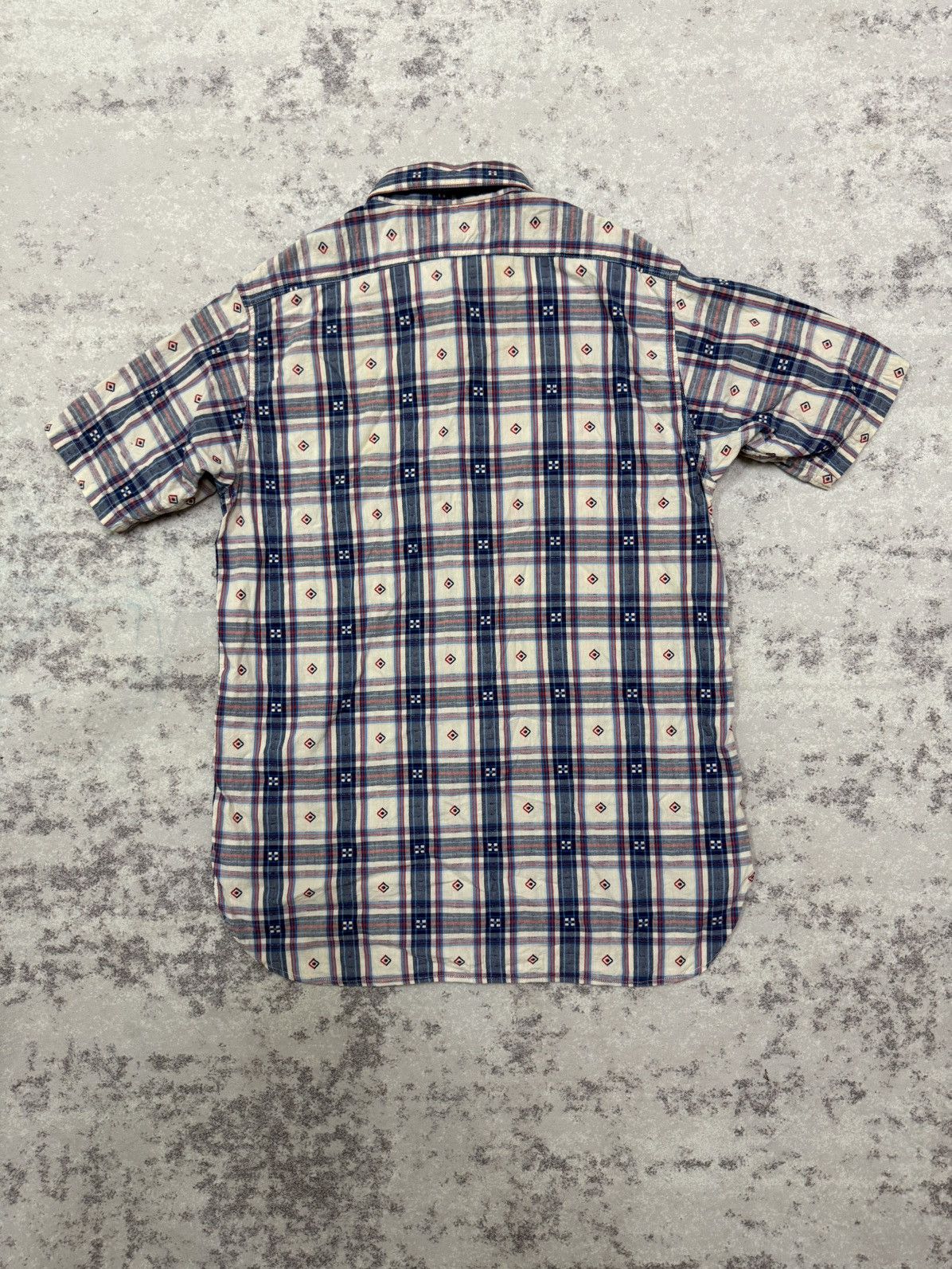 Sugar Cane Vintage Sugar Cane Twill Check Wood Button Up Work Shirt Size US M / EU 48-50 / 2 - 11 Thumbnail